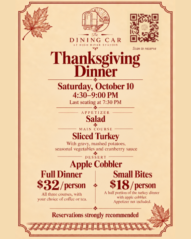 Thanksgiving 2026 Menu