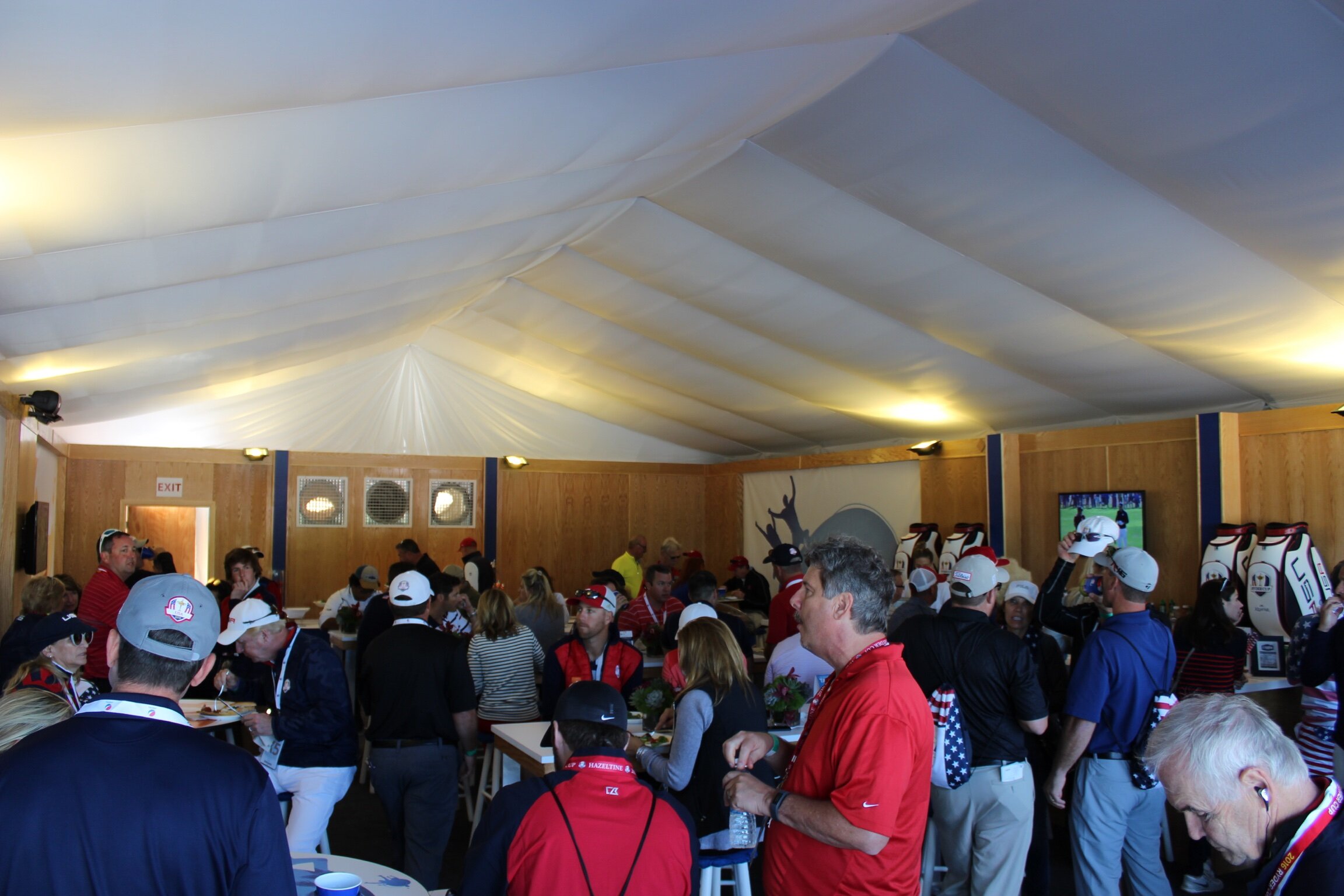 Hospitality management at the 2016 Ryder Cup