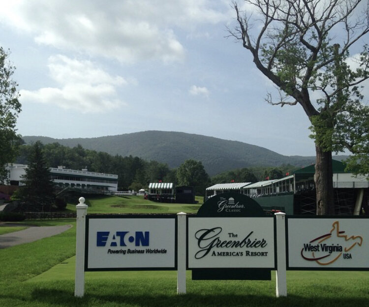 Tournament operations at A Military Tribute at the Greenbrier (Formerly The Greenbrier Classic) PGA TOUR Event in White Sulphur Springs, West Virginia