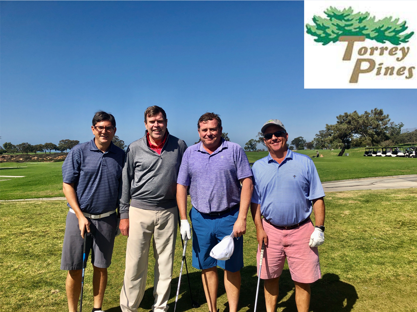 Client entertainment trip to Torrey Pines in LaJolla, California