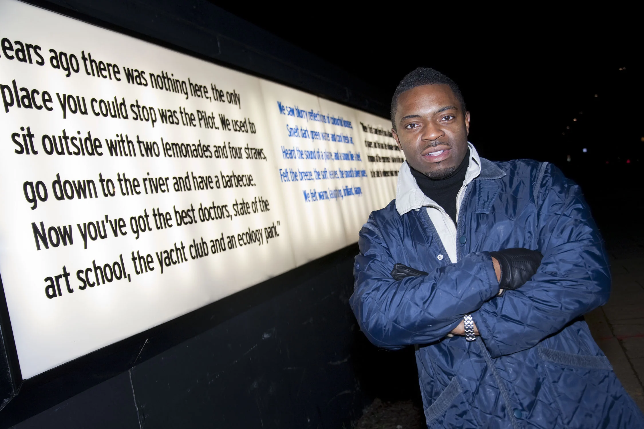 Greenwich Peninsula: Art on Hoarding