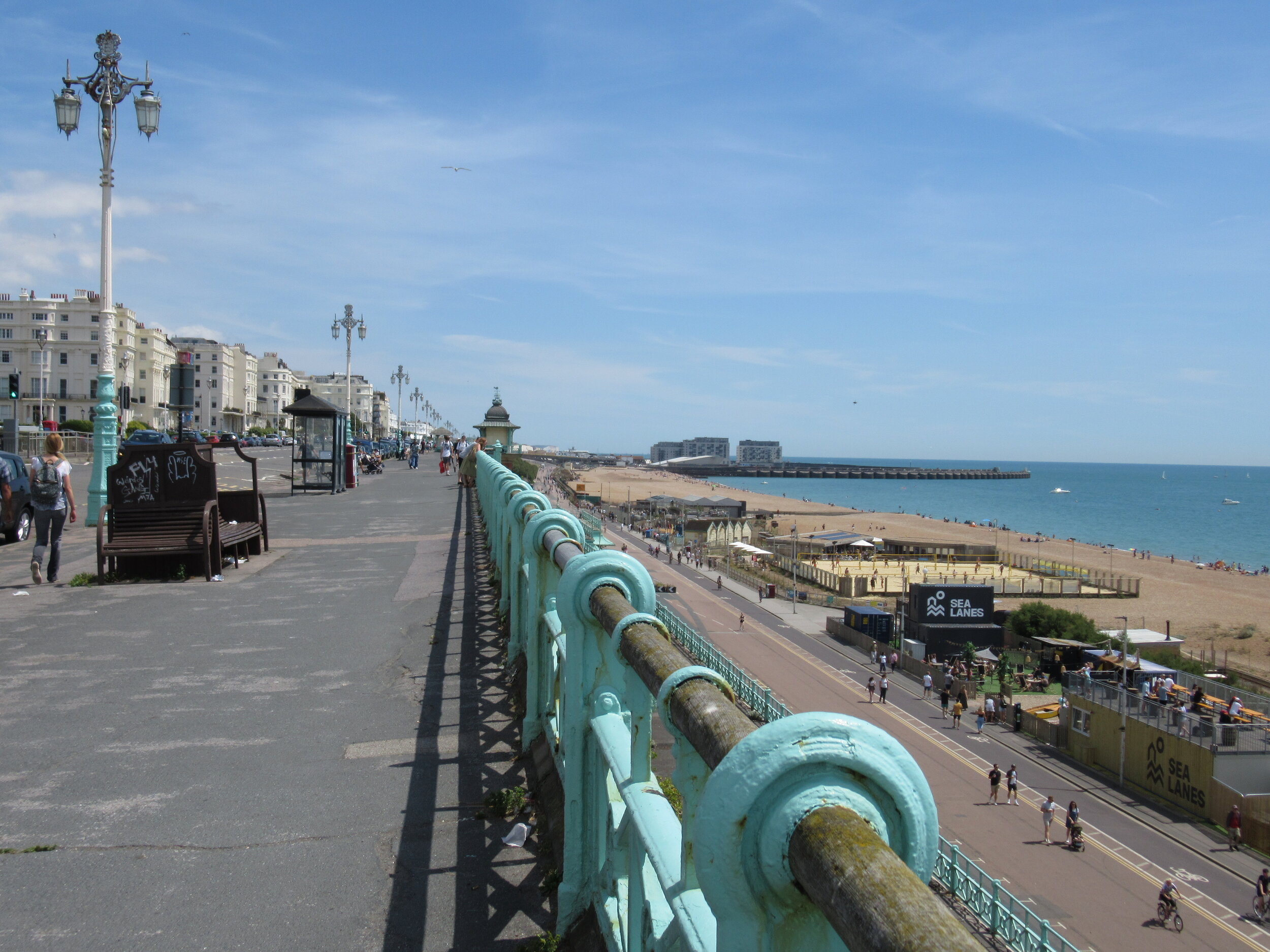 Looking east to Black Rock and Marina 