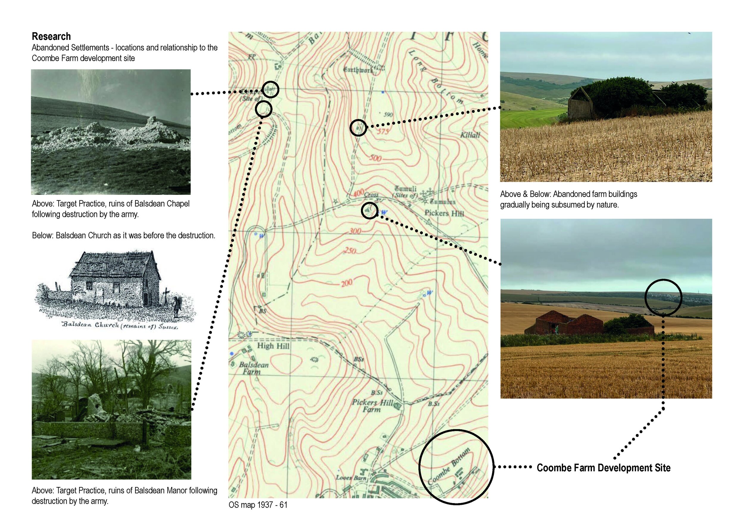 Artist's inspiration, lost settlements