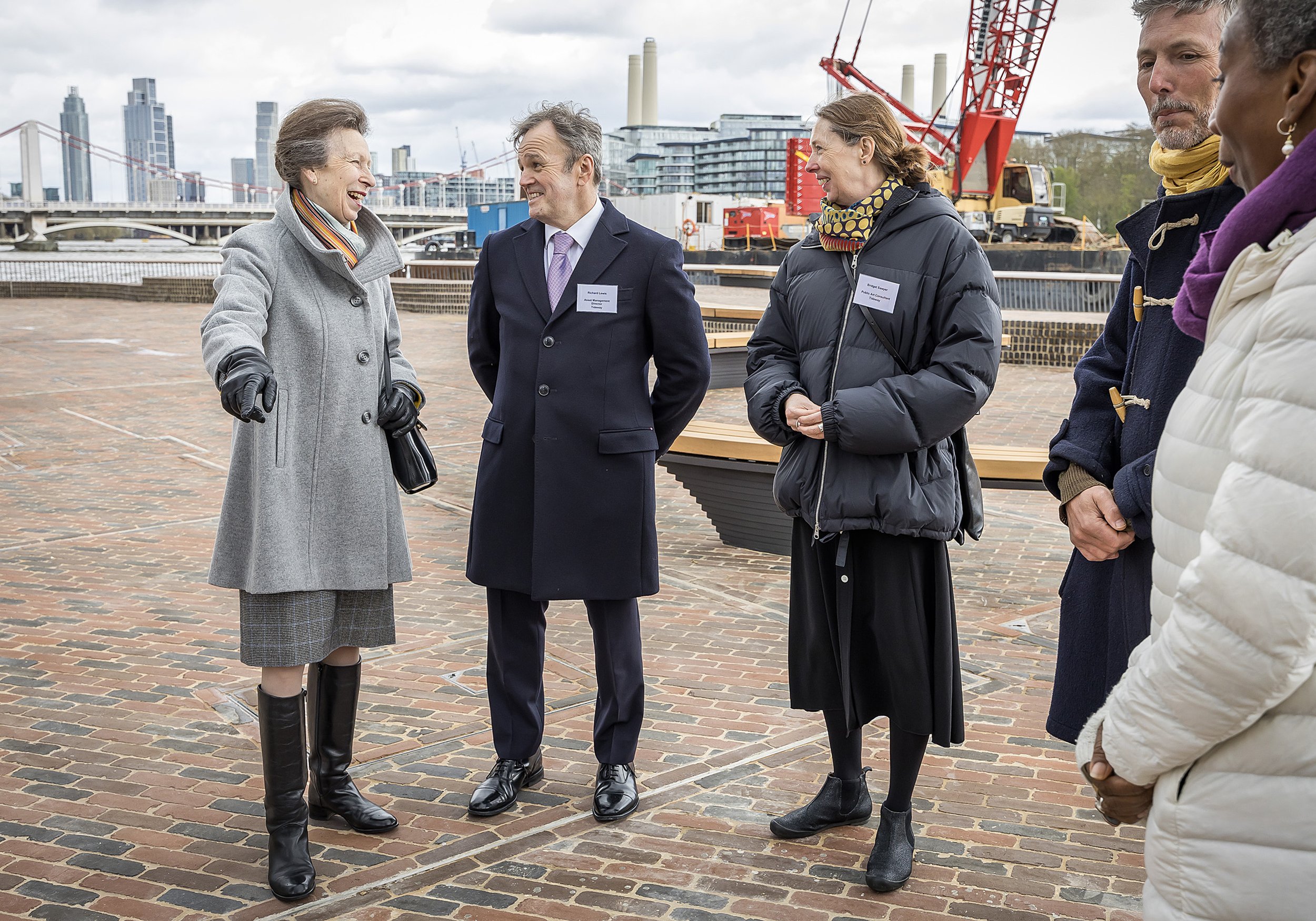Opening event, HRH The Princess Royal. Photo courtesy of Tideway