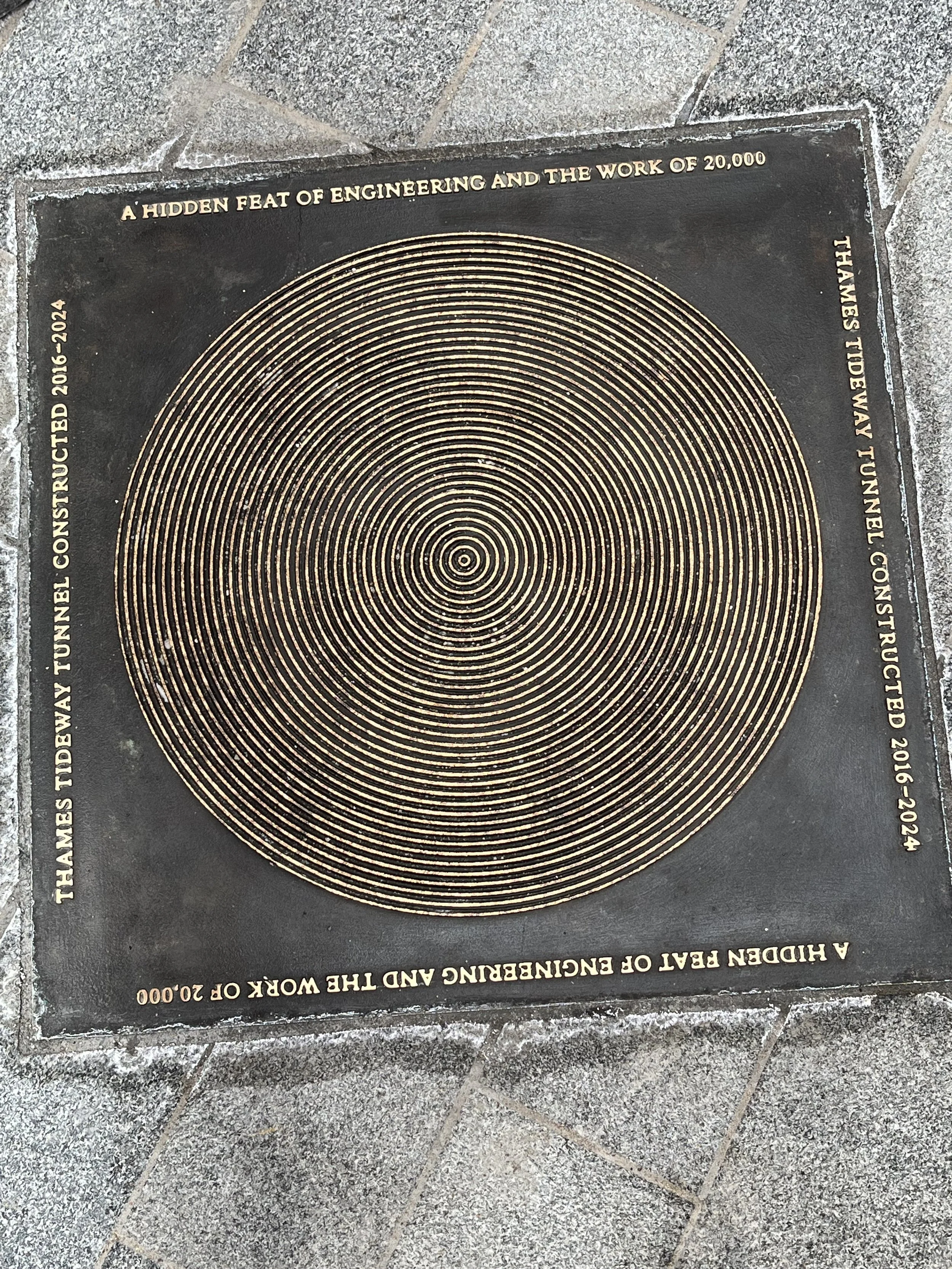 Plaque at Heathwall Quay