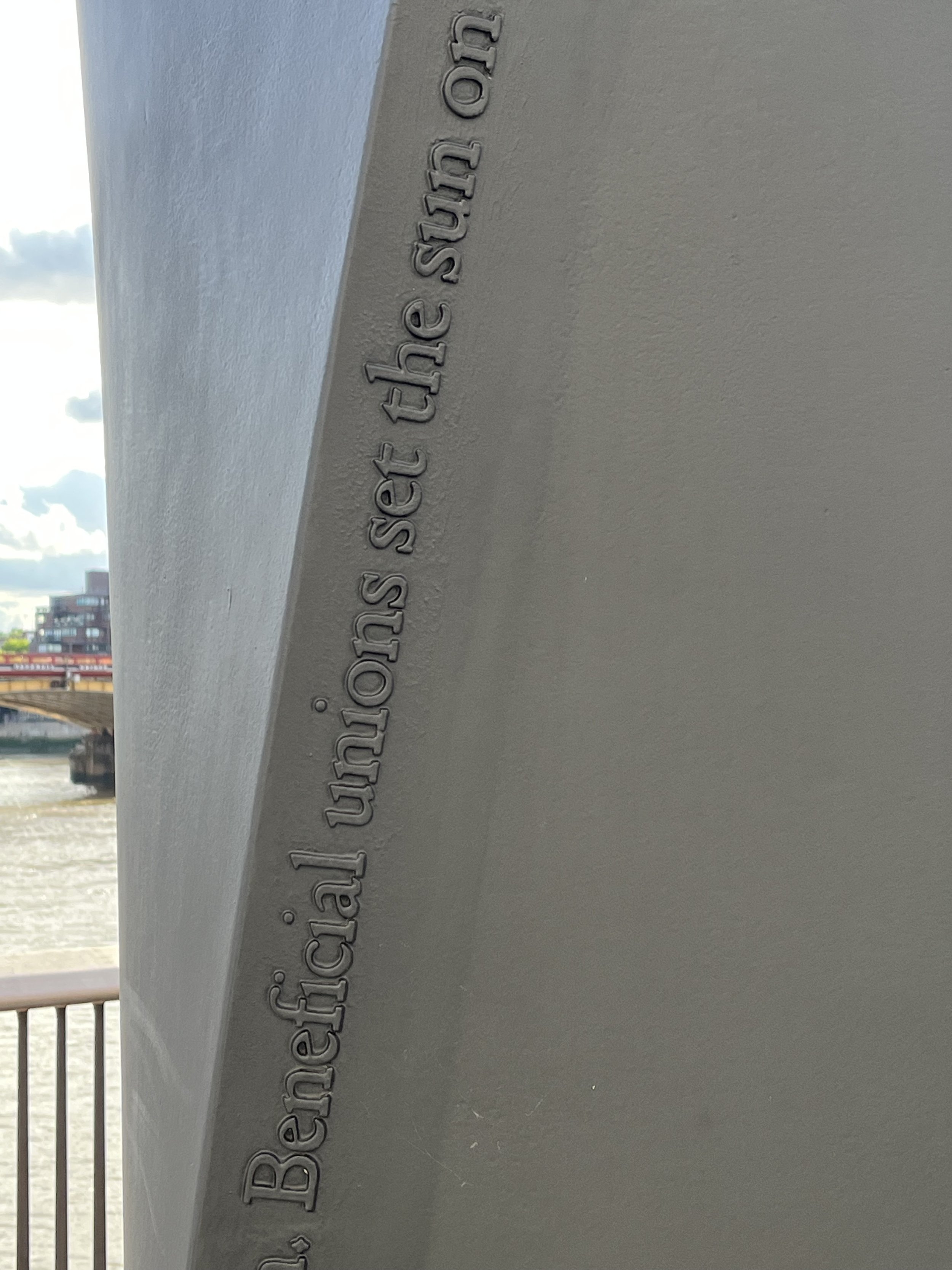 Detail of poem, part of Hidden Rivers Hidden Times, by Dorothea Smartt