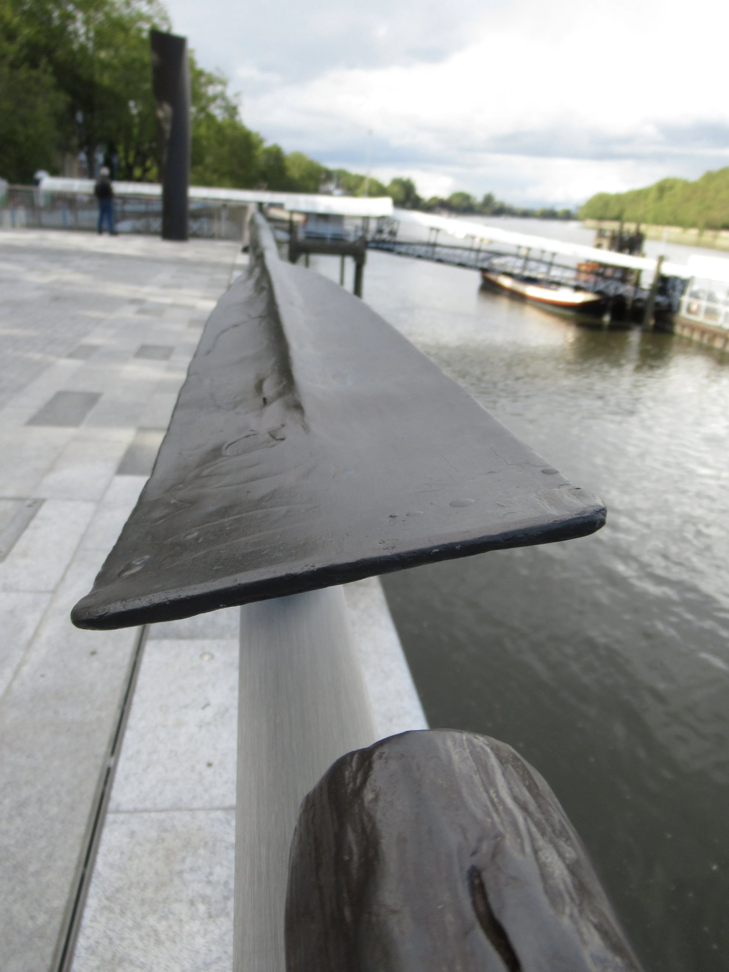 Water Finds a Level, Claire Barclay, Putney Embankment