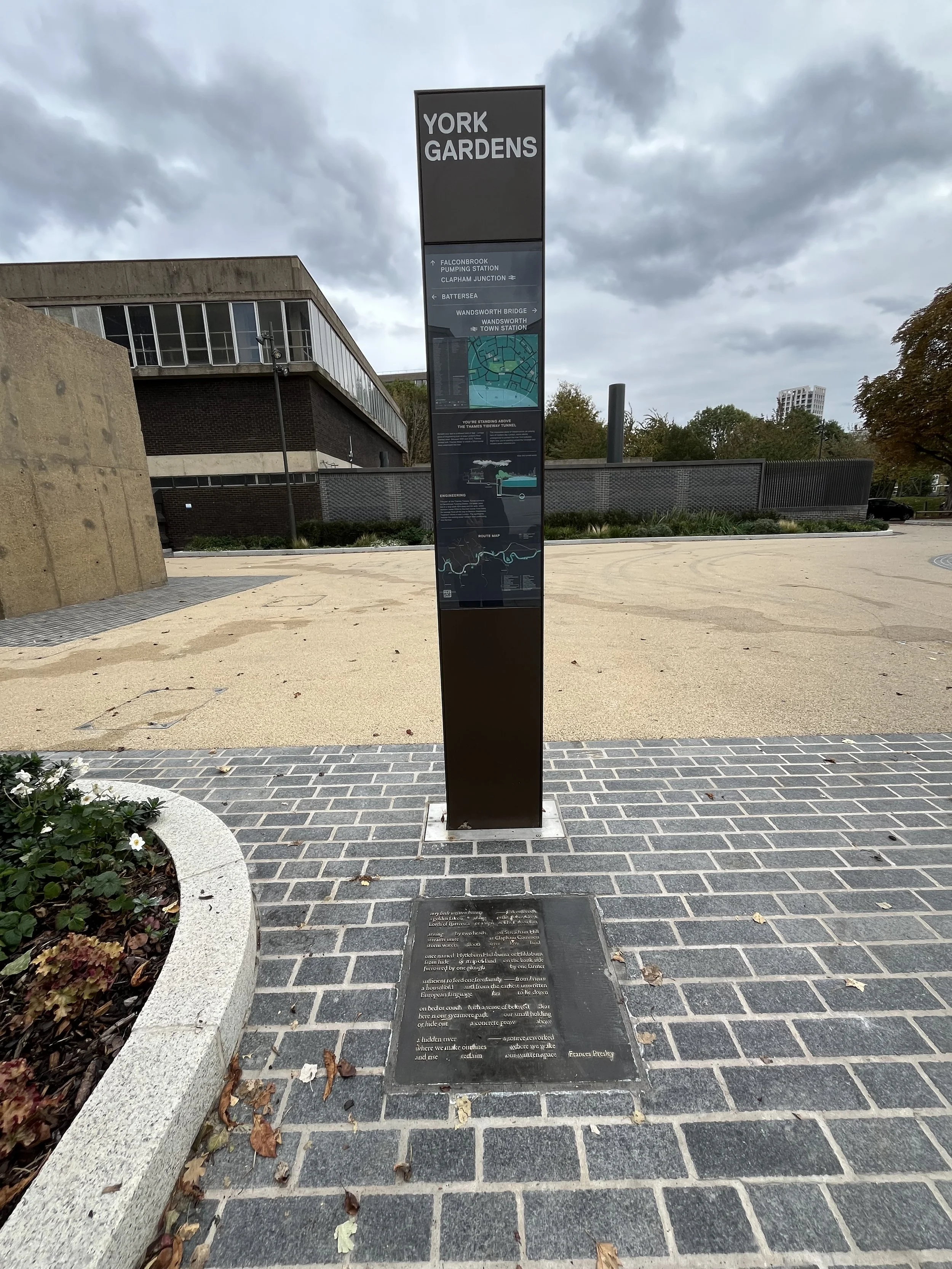 York Gardens (Falconbrook Pumping Station) , Tideway, London