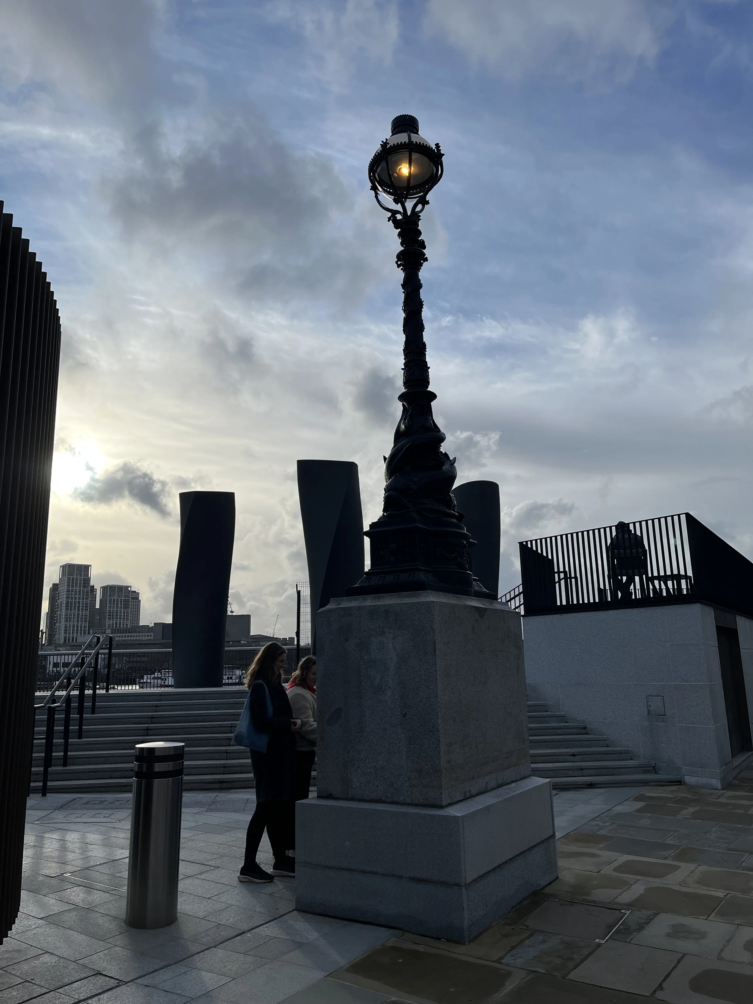 Listed sturgeon lampstandard