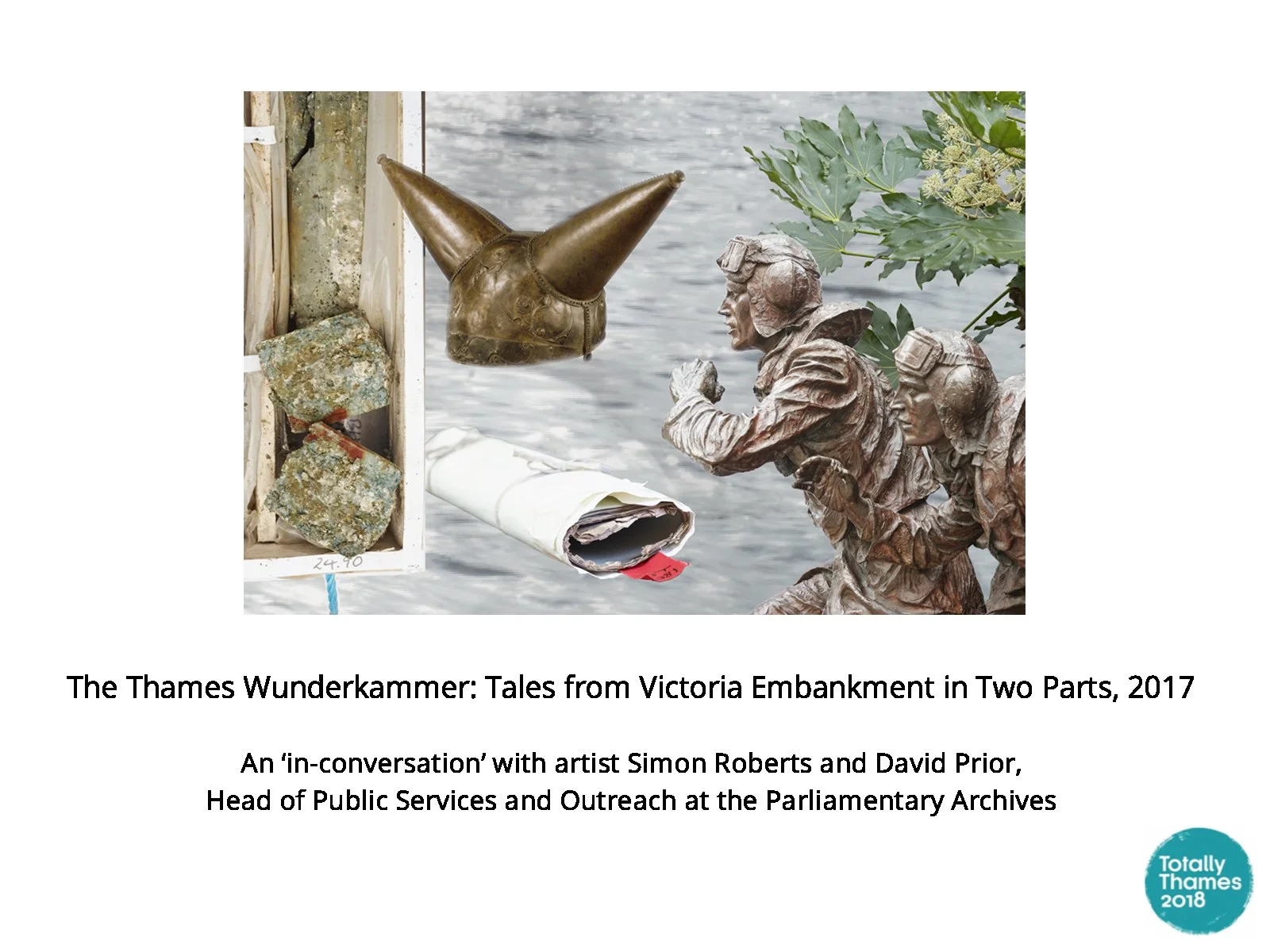In conversation, as part of Totally Thames Festival, 2018