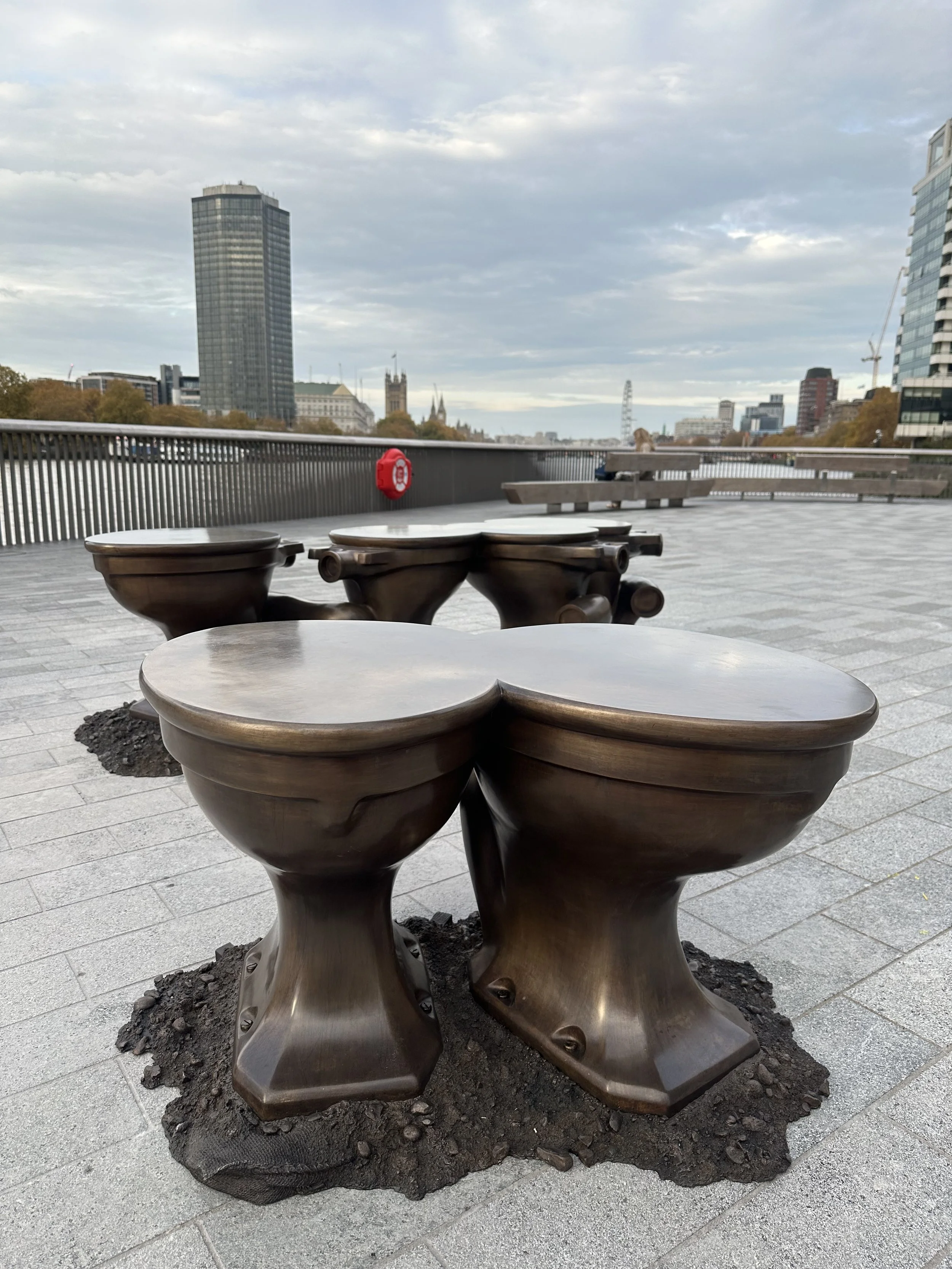 Part of a series by Richard Wentworth at Effra Quay