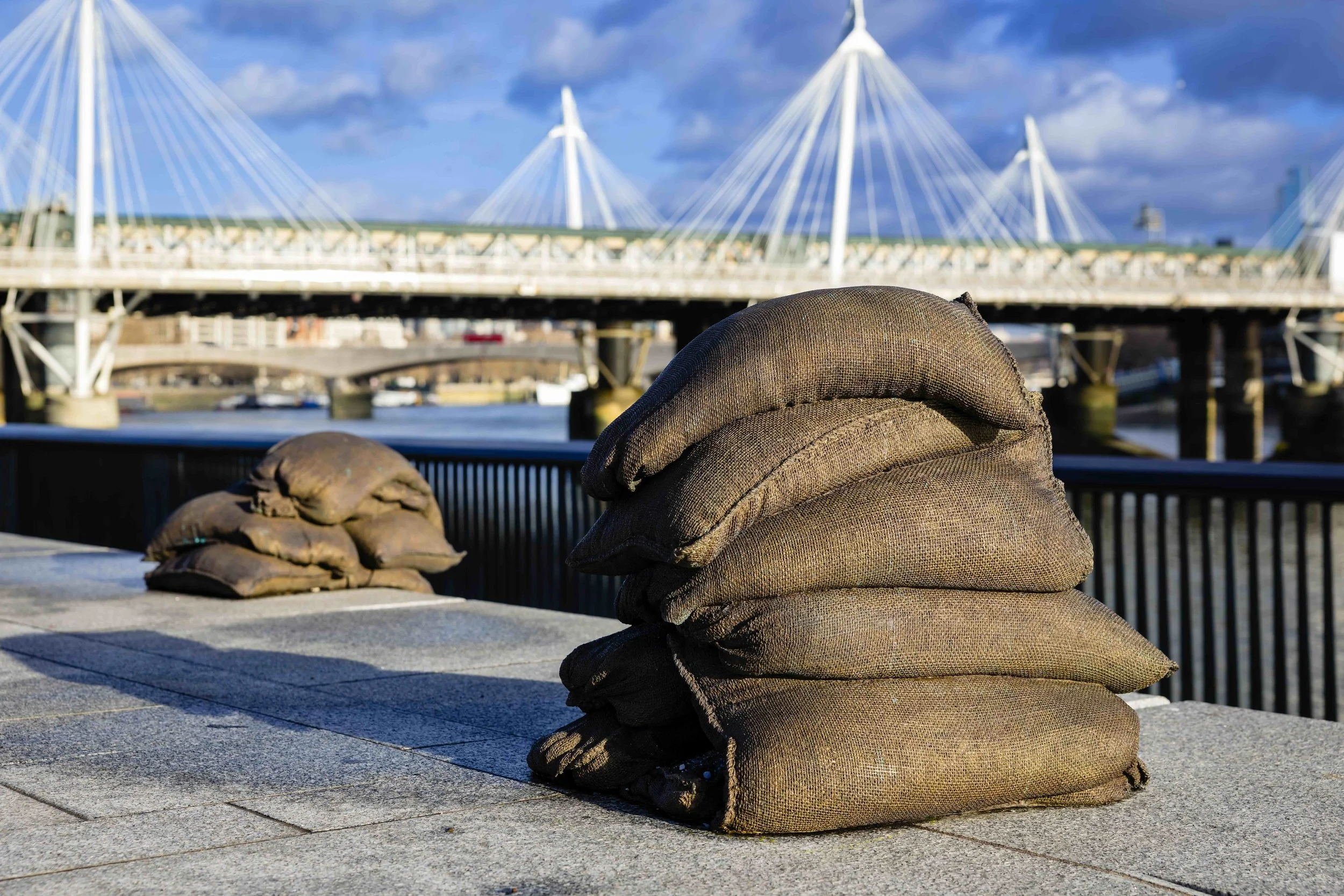 Part of a series by Richard Wentworth at Tyburn Quay. Photo Danny Loo Photography, for Tideway