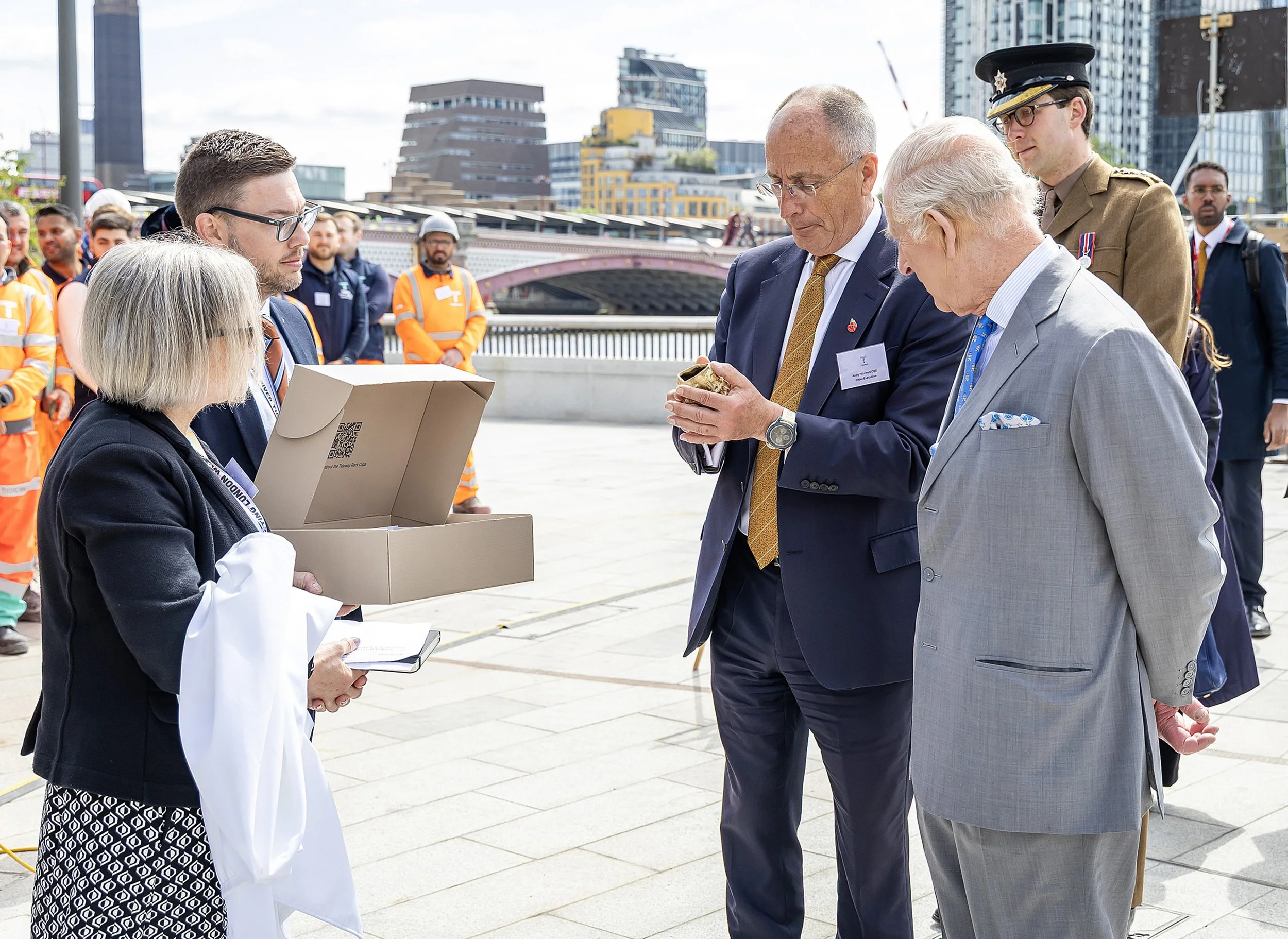 Presented to His Majesty King Charles III