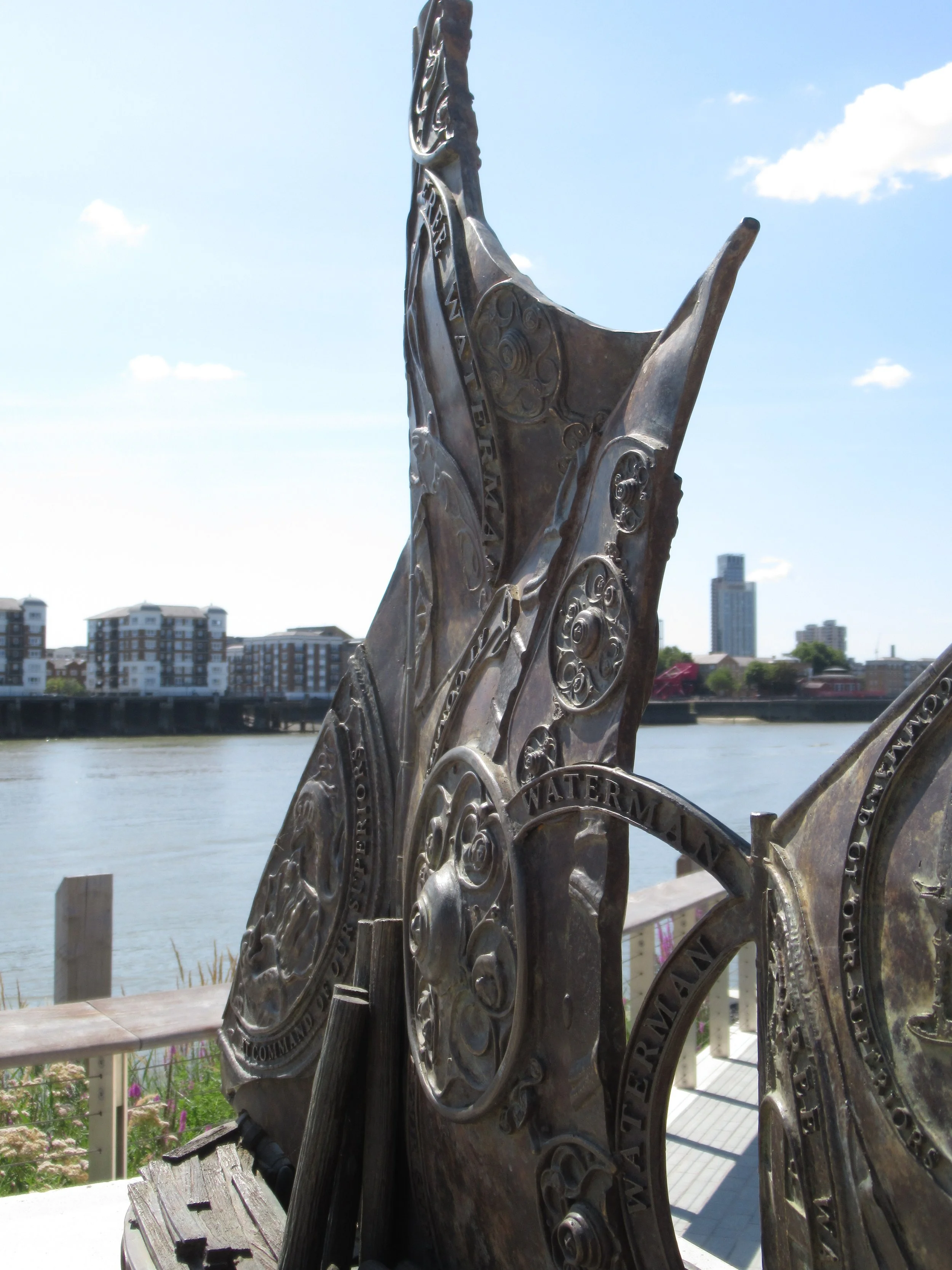Detail of Thames Sailing Barge