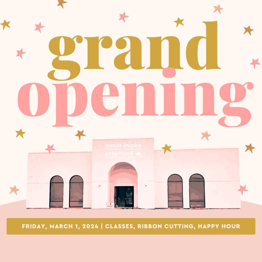 SWIPE THROUGH for all the details of our SIS Studio Grand Opening Weekend happening March 1 &amp; 2, 2024, at our NEW home of female fitness in Peosta, Iowa!

In addition to opening our classes to the public, we will also have a ribbon cutting with t