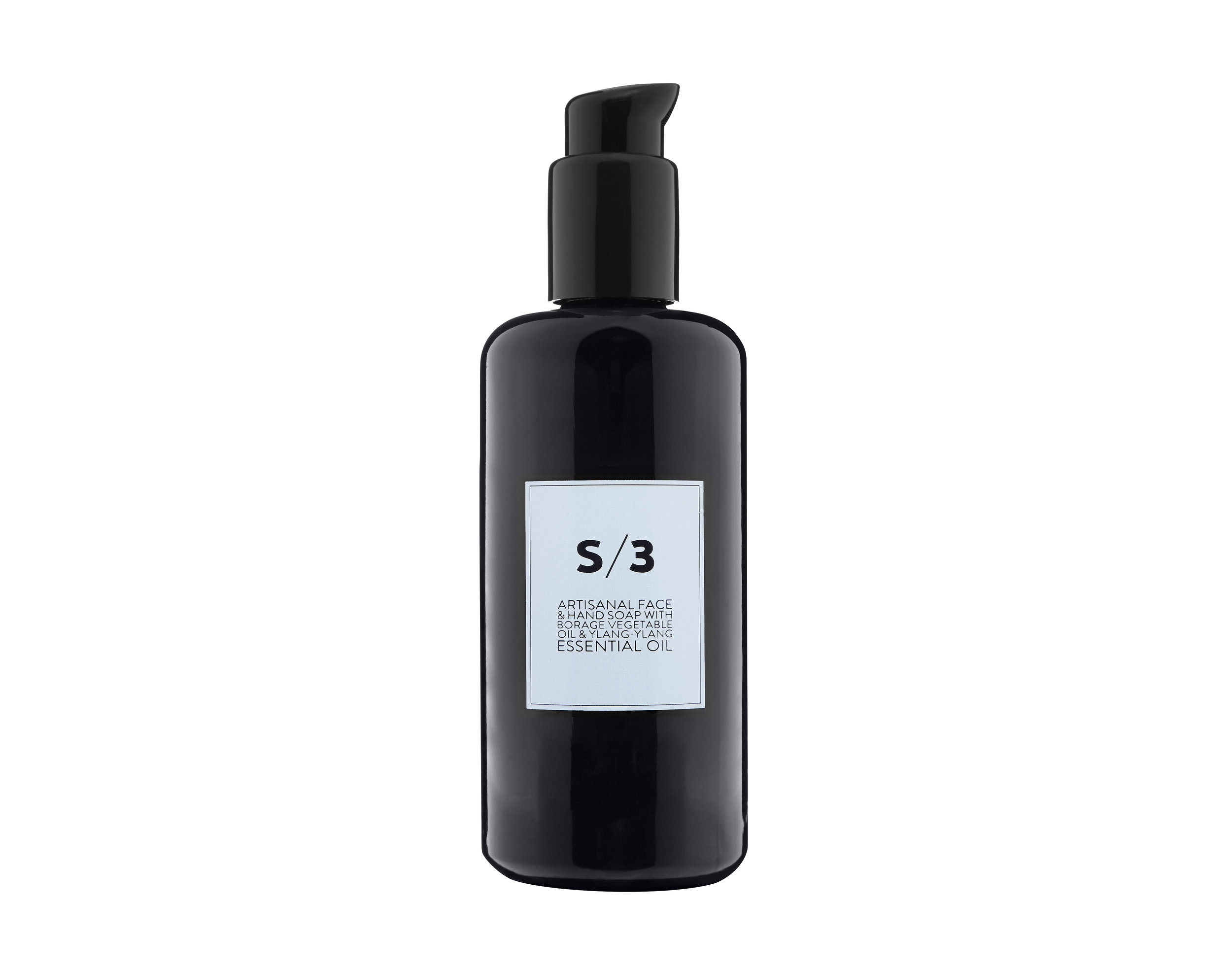 Cosmydor skincare cosmetics aromatherapy cleanser organic botanical quality concentration vegan beauty S/3 ARTISANAL FACE HAND SOAP BORAGE VEGETABLE OIL YLANG-YLANG ESSENTIAL OIL olive coconut