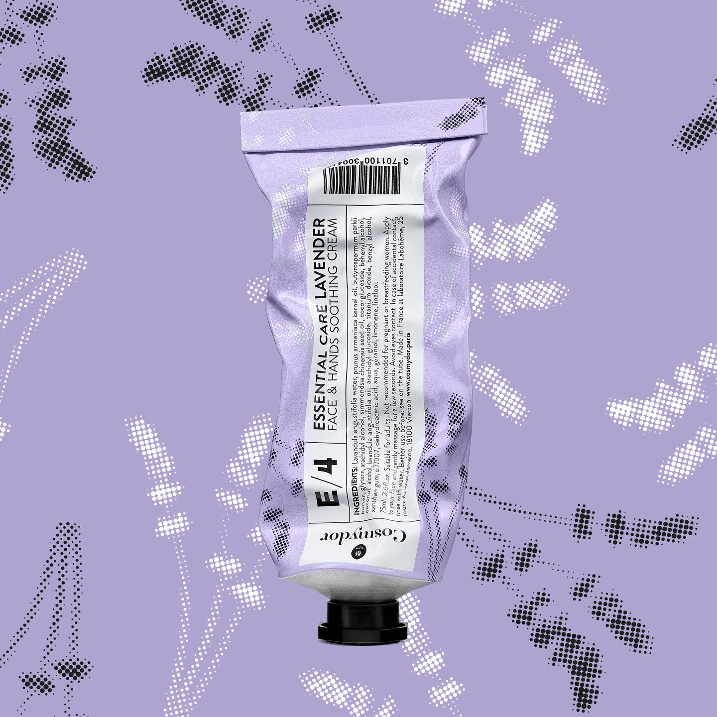 E/4 Essential Care Lavendel - Ultra-feuchtigkeitsspendende und beruhigende Hand- und Gesichtscreme

Der wunderbare Duft von (Bio-)Lavendel und eine reichhaltige Textur für eine unglaubliche feuchtigkeitsspendende und beruhigende Wirkung auf die Haut.Besonders wirksam bei durch Desinfektionsmittel geschädigten Händen