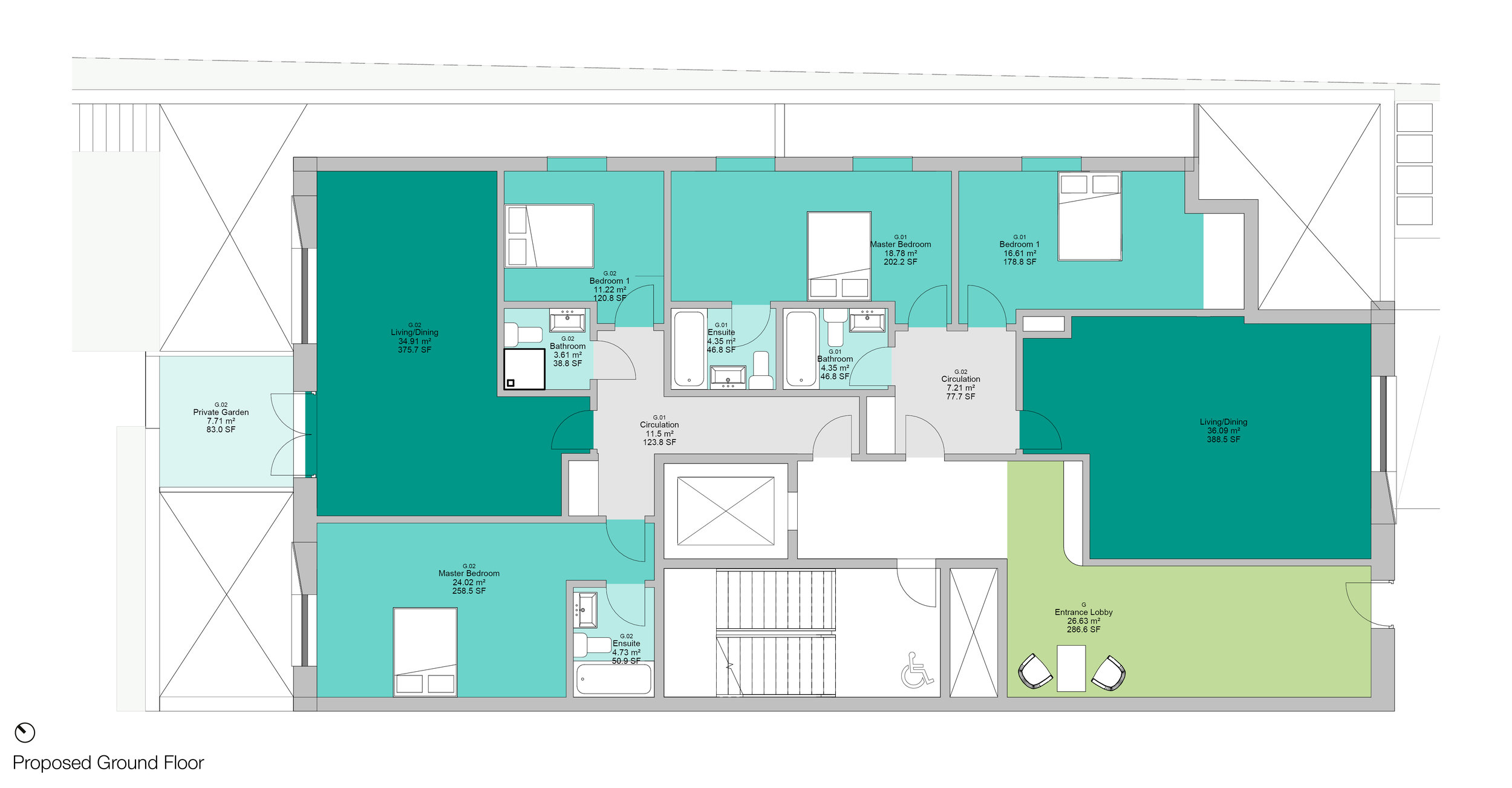 © Copyright Studio DS 2018 - the Multi Home Smart Home Ground Floor Plan