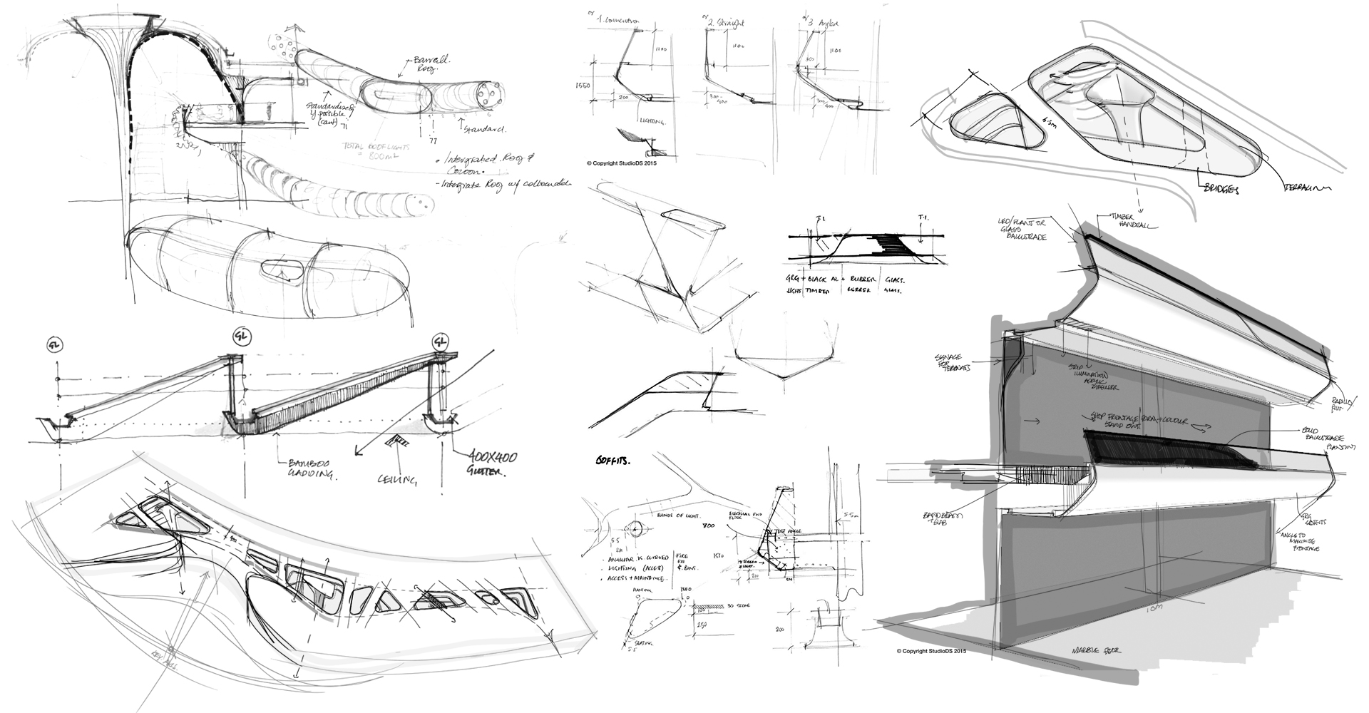 © Copyright Studio DS 2018 - Central Floresta Interior Design Sketches