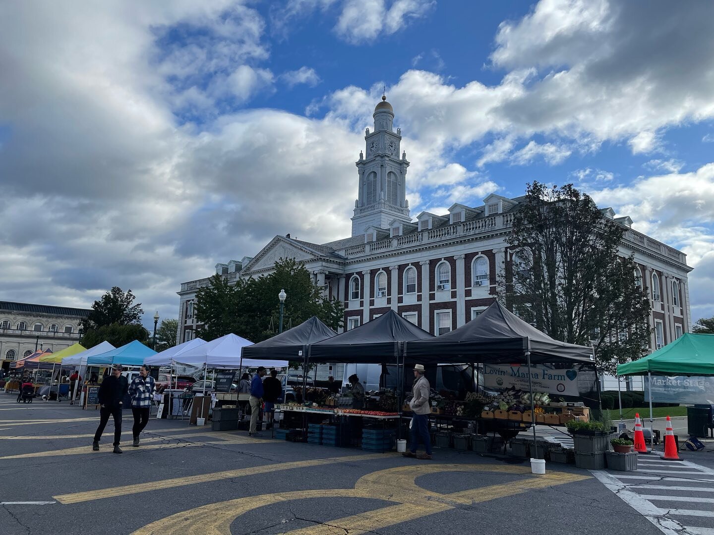 What&rsquo;s this? This sun!? ☀️ come on out and join us this beautiful fall day!
🥕 The best local foods and goods
🎶 Blue Water 10-12, Martin Wakesburg 12-2
🌀 Make your own spinners with Maya &amp; Bianca (@hamiltonhillartscenter) at the Art in Bl