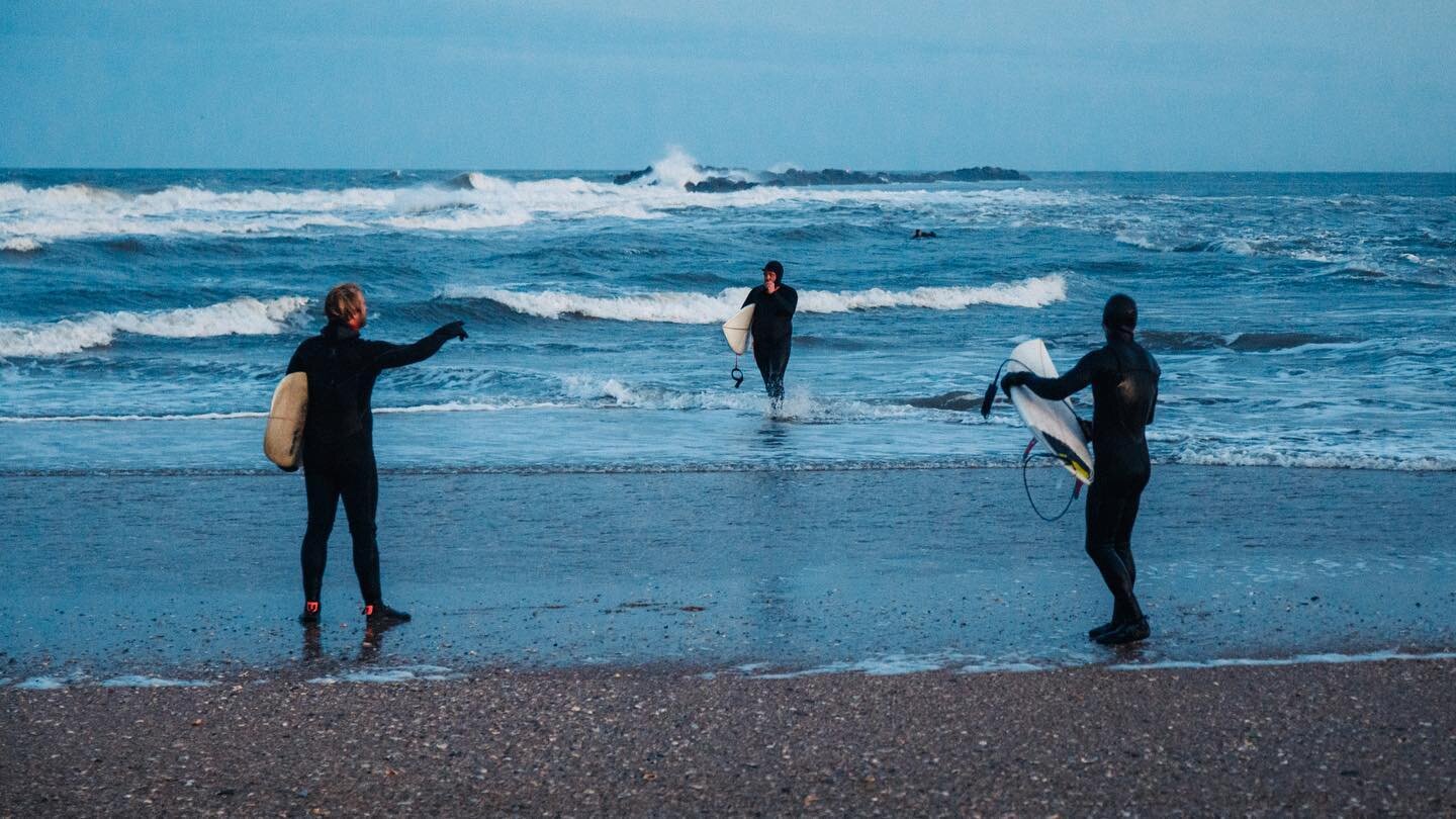Looking back through some old pictures and came across these pictures I took back in March. I liked the waves crashing on the jetty and I originally wanted a picture of that but I didn&rsquo;t have the right lens with me. Luckily, these three surfers