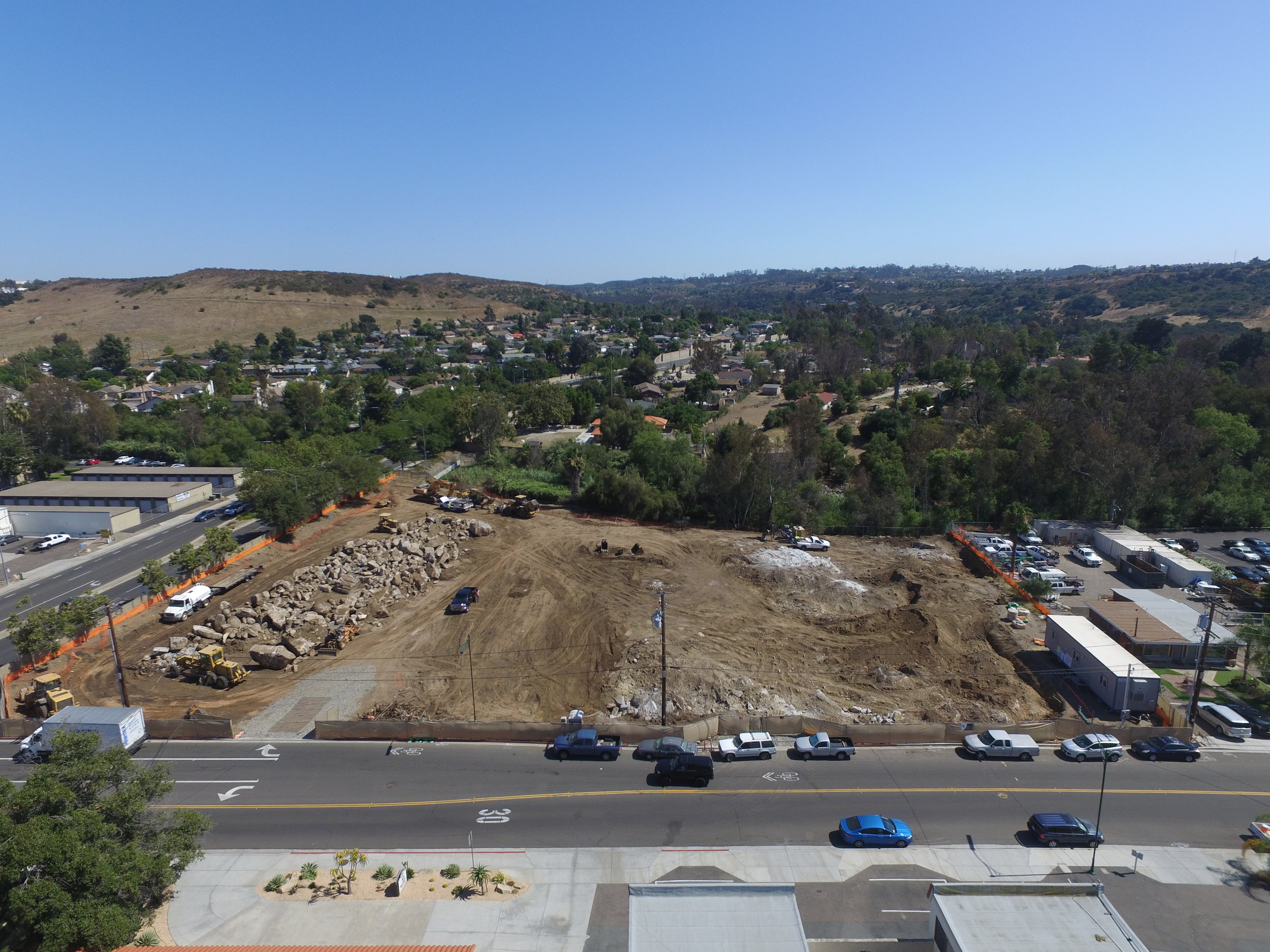 Drone photo of Villa de Vida Poway (Copy)