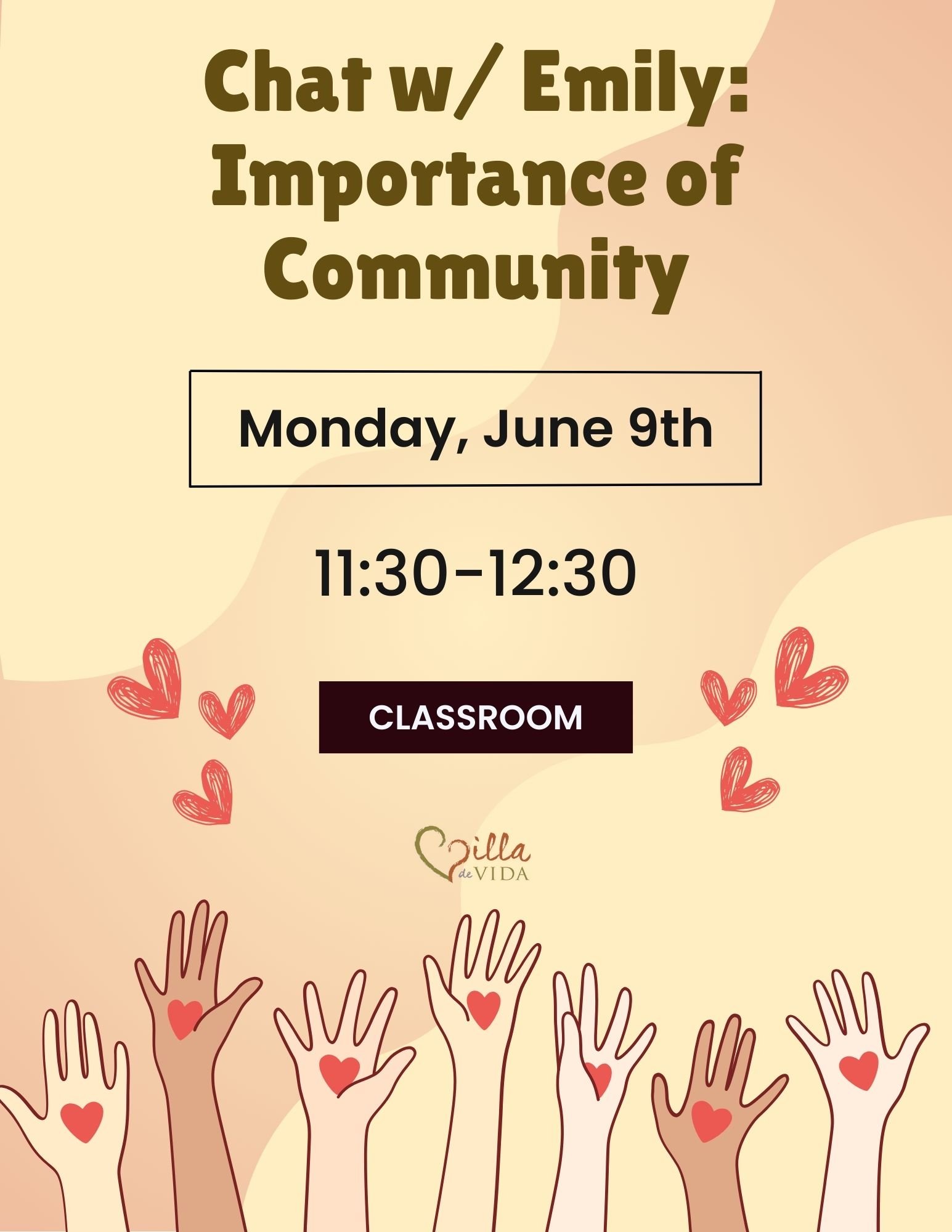 Chat w/ Emily: Importance of Community