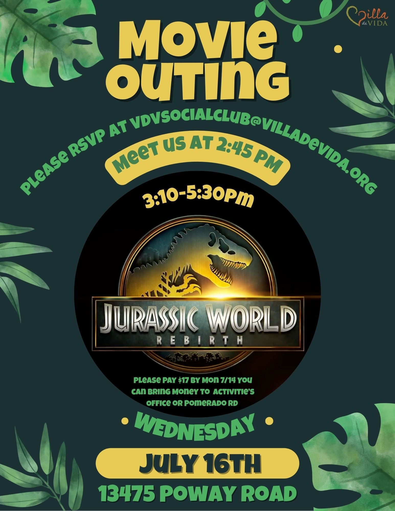 Movie Outing: Jurassic World-AMC Poway