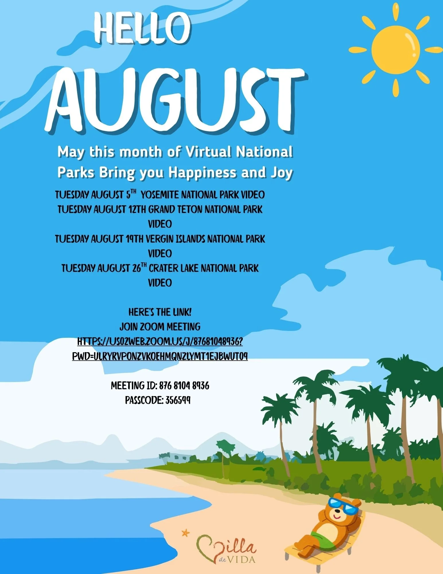 August Virtual Tuesday