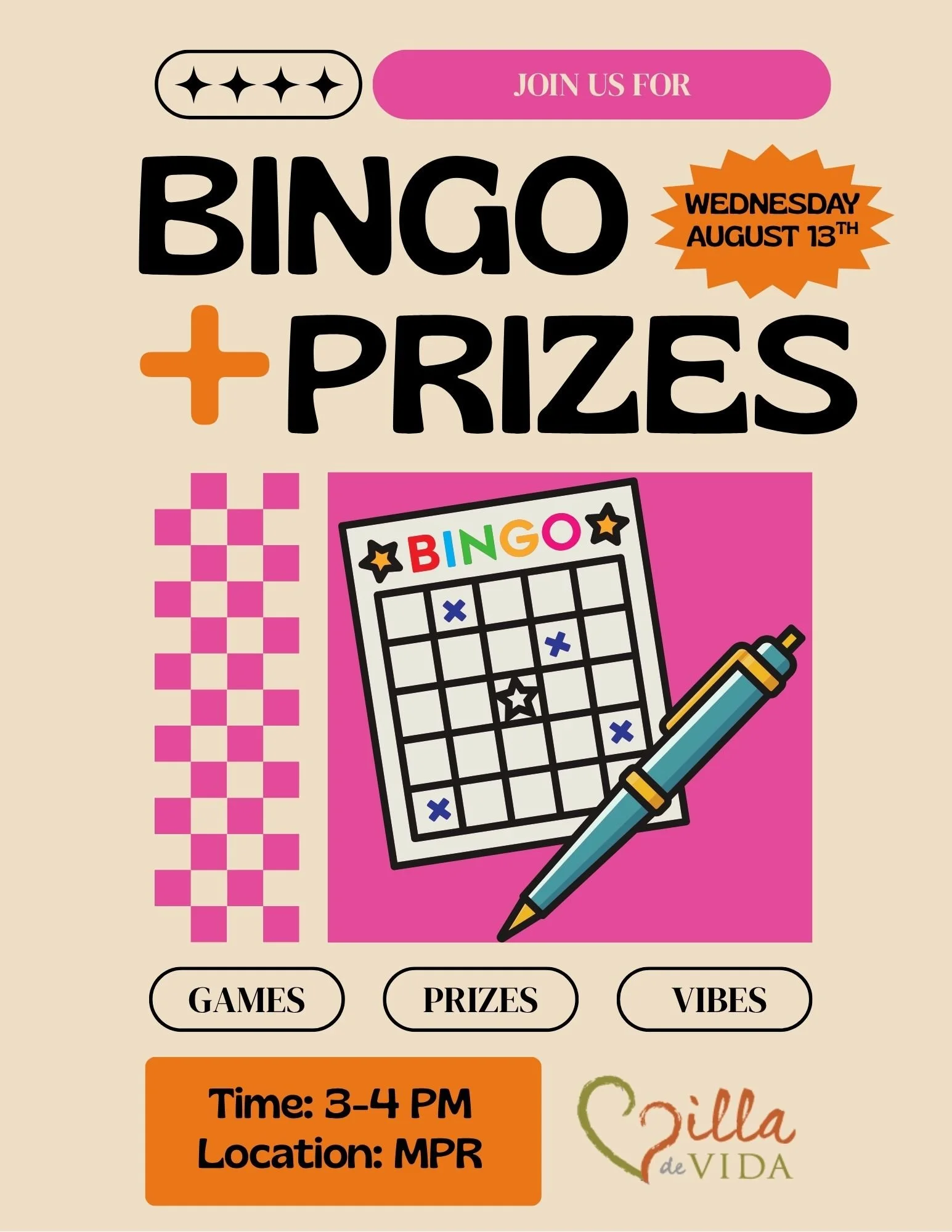 Bingo + Prizes