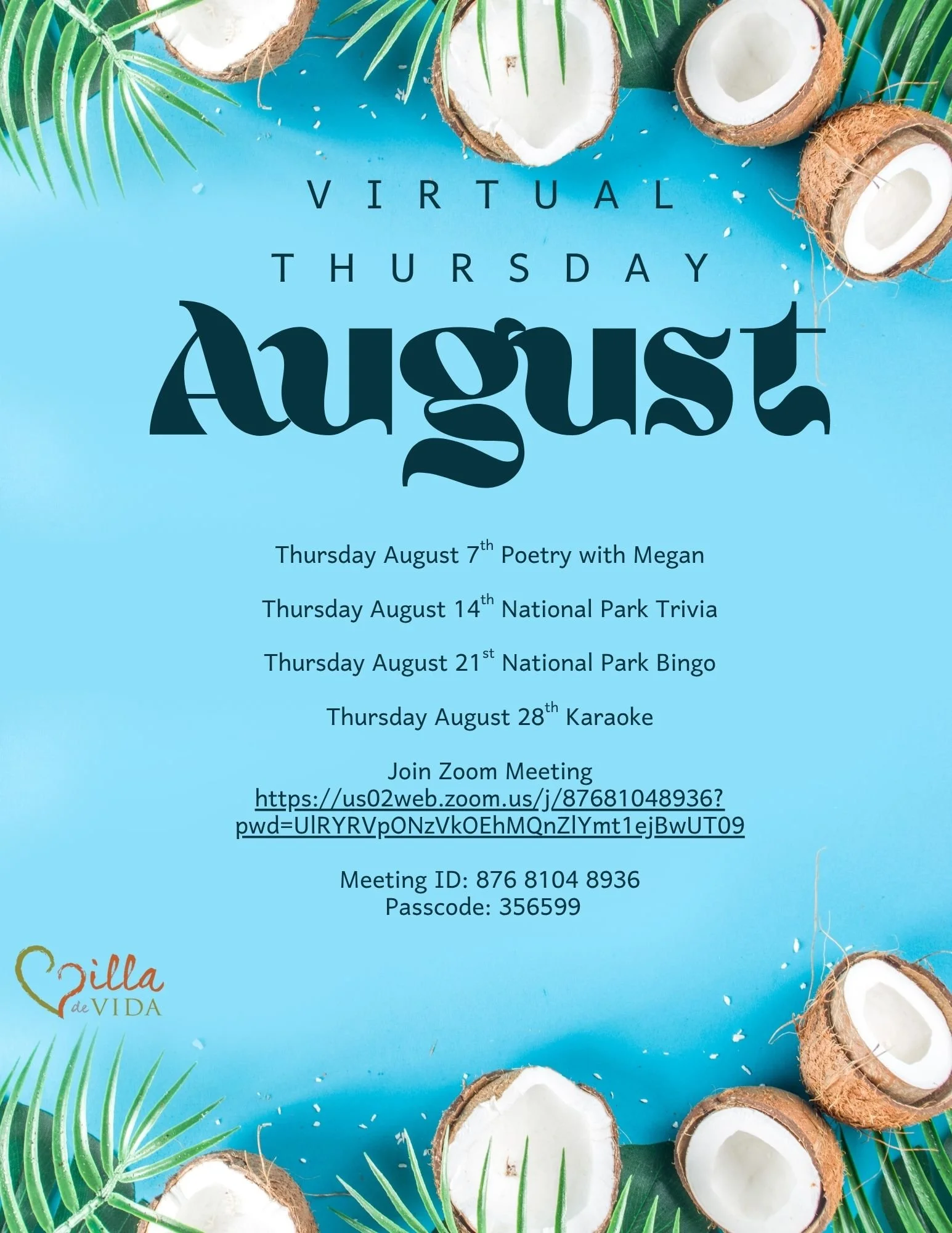Virtual Thursday August