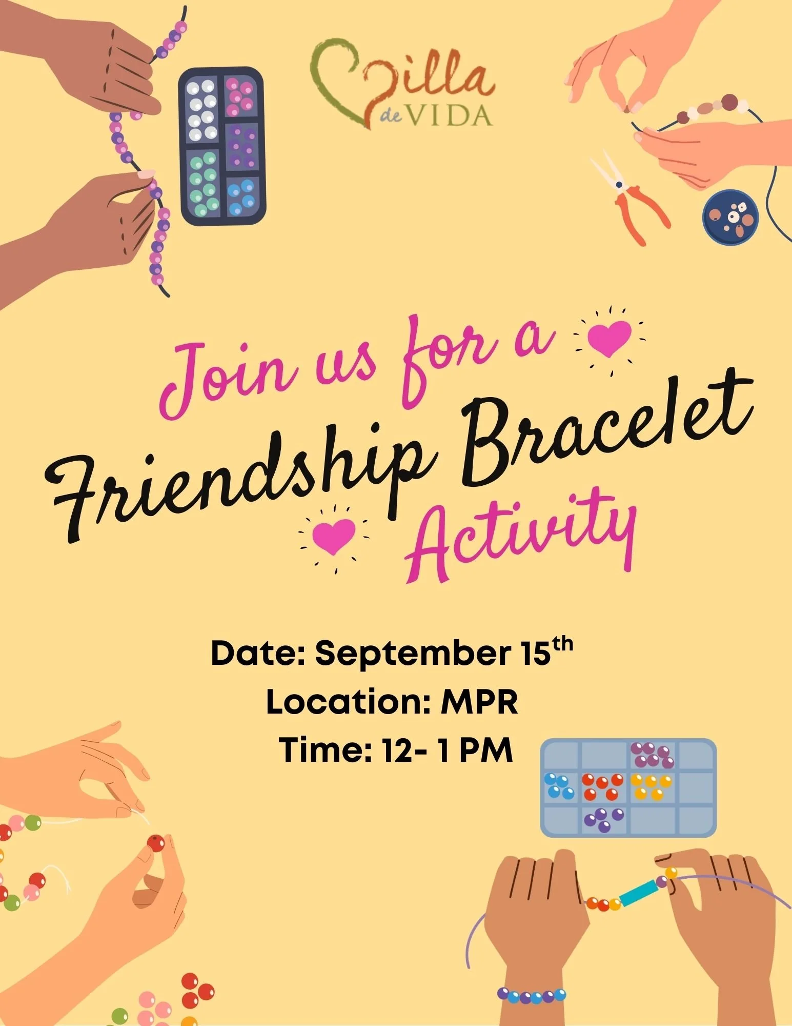 Friendship Bracelet Activity