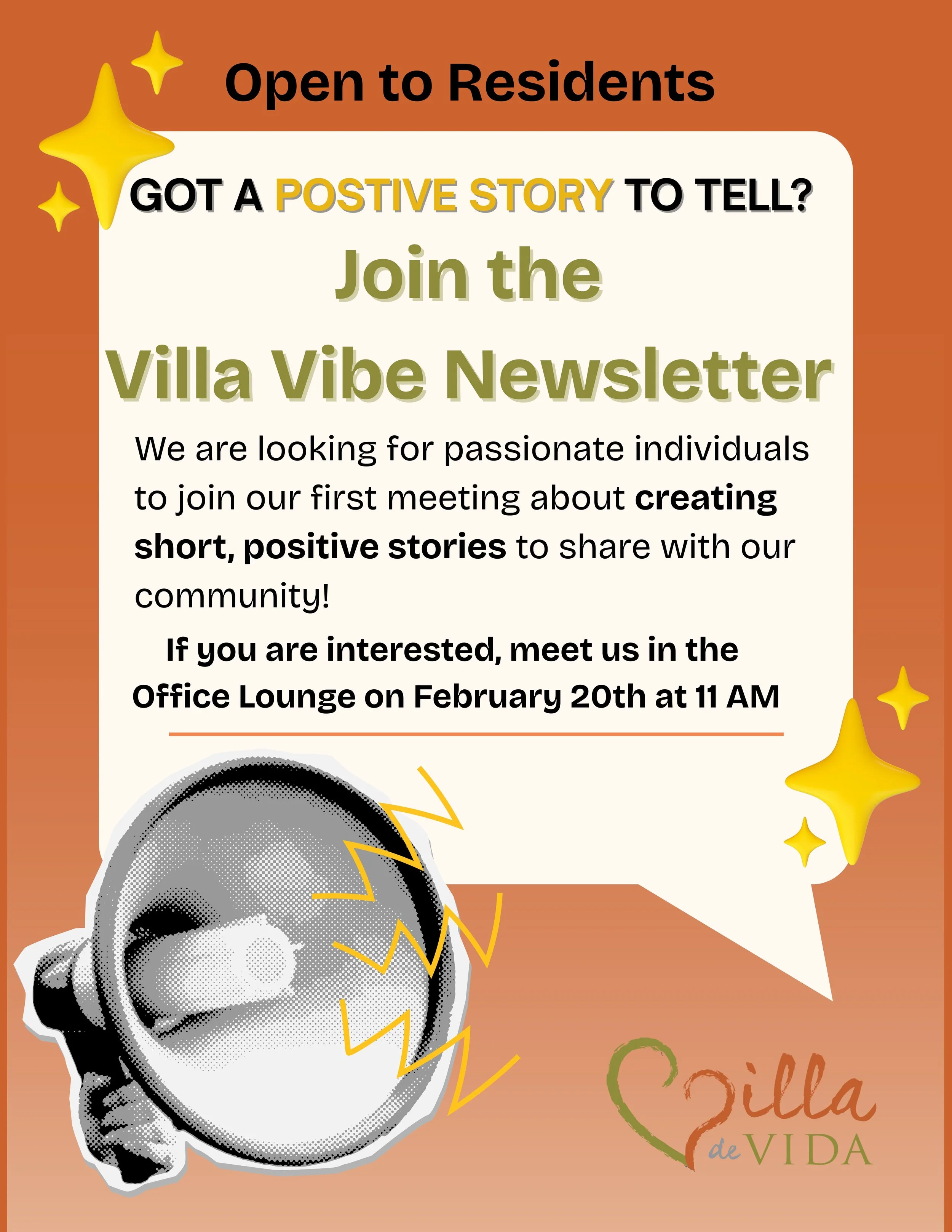 Villa Vibe Newsletter 