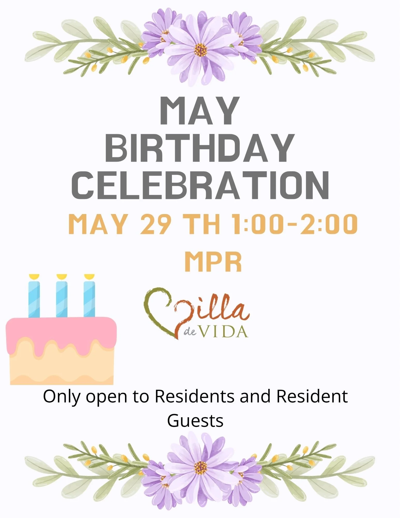 May Birthday Celebration