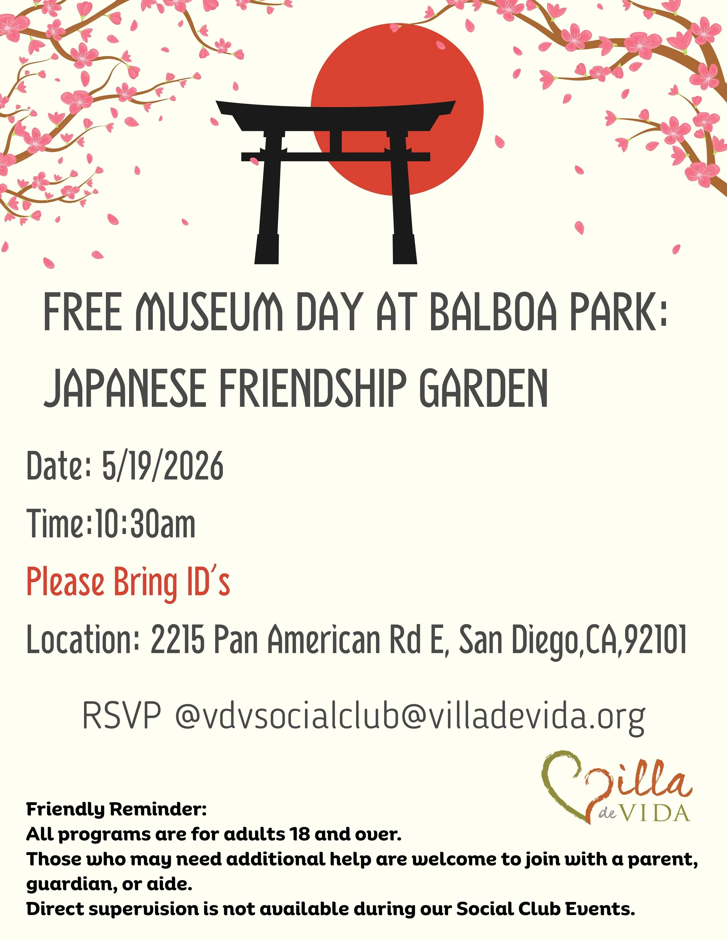 Free Museum Day at Balboa Park: Japanese Friendship Garden and Museum