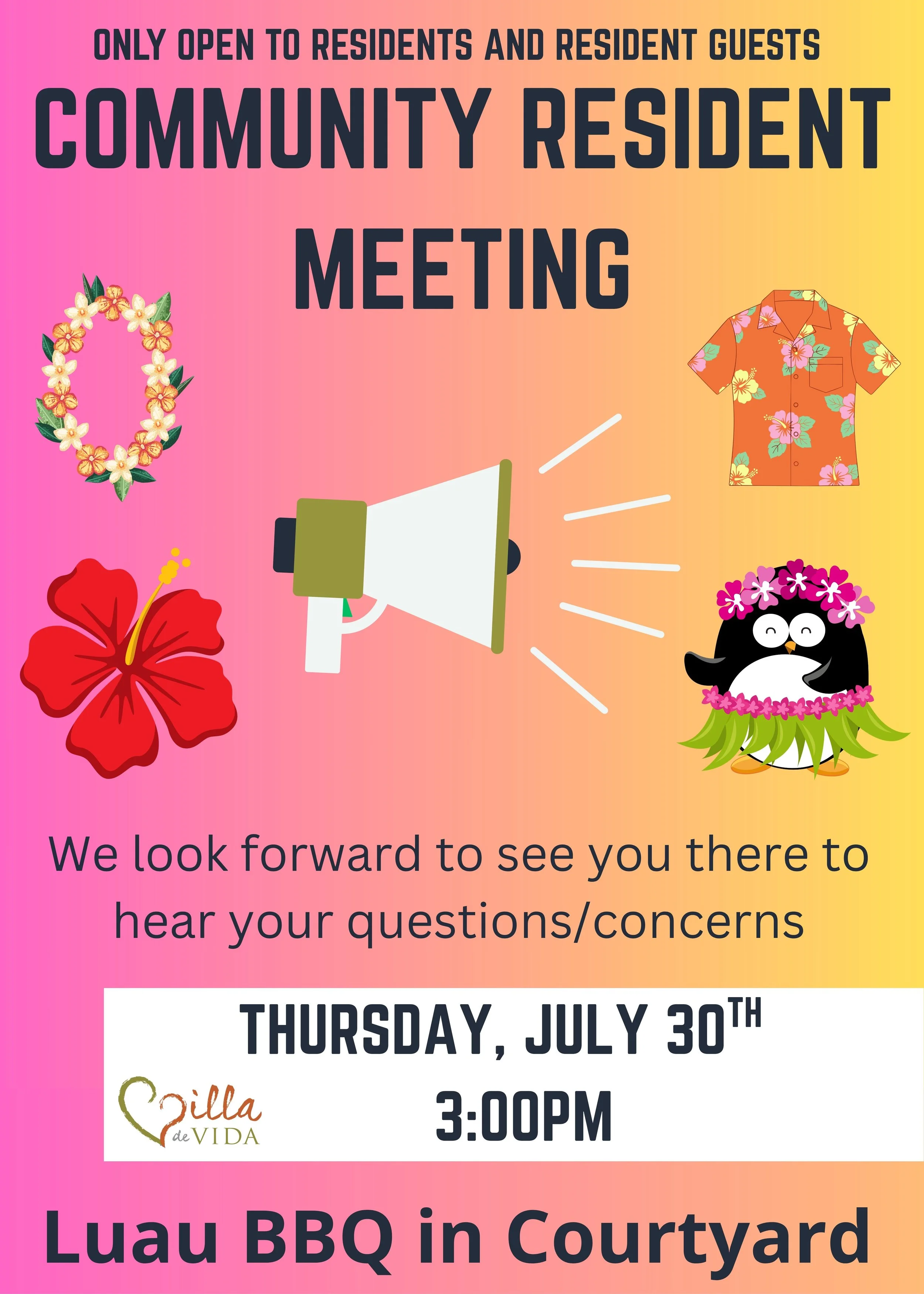 Community Resident Meeting