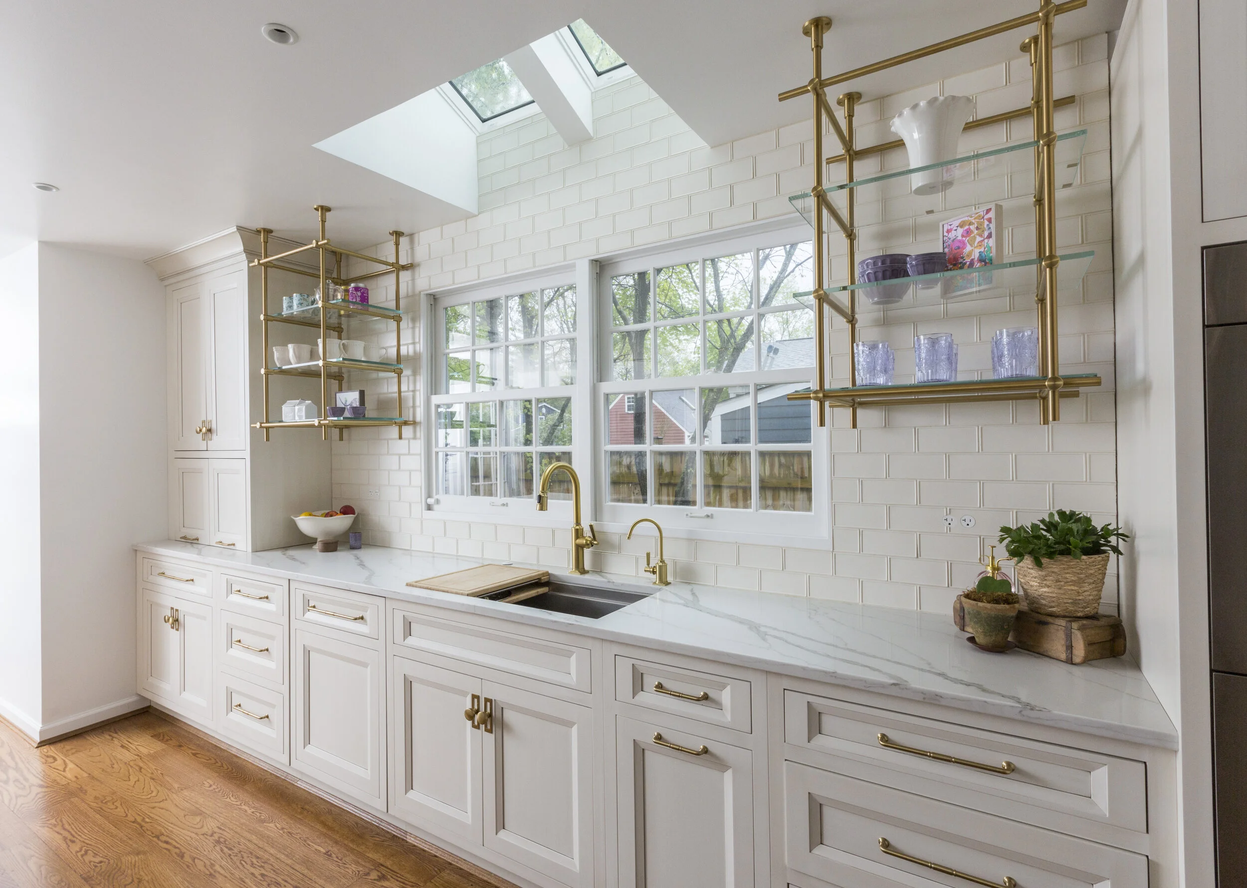 Bold &amp; Brassy Kitchen