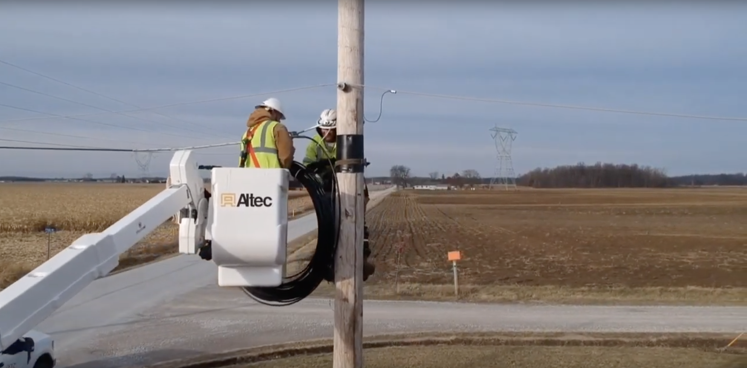 First Fiber Hanging in Heartland
