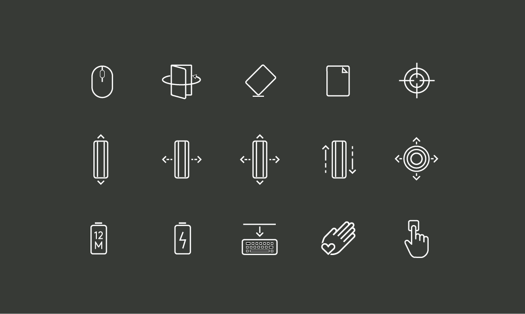 These are the feature icons we revised as well to aligning with the new brand style guide for print and digital marketing needs.