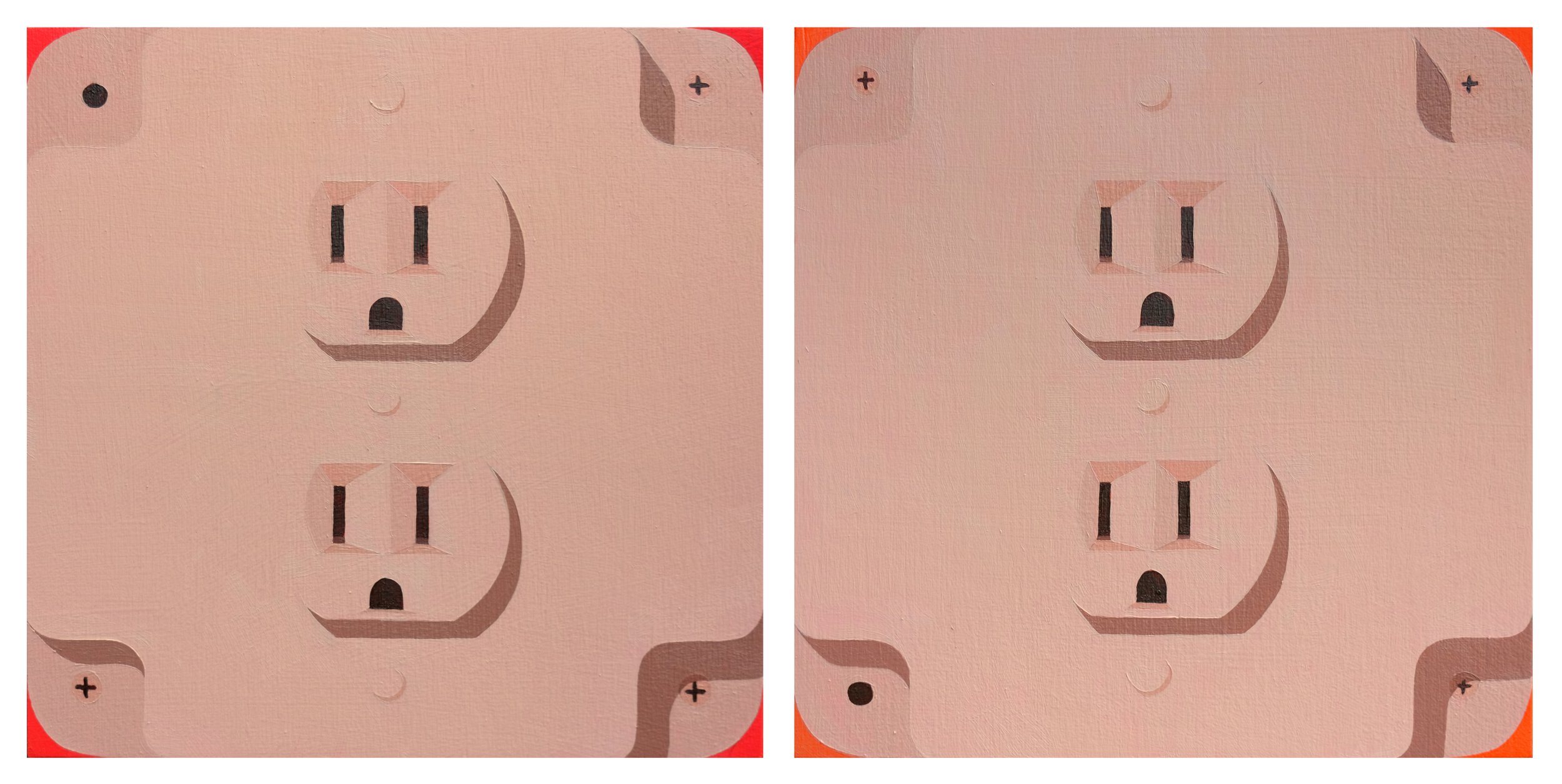 "Outlet (Pink)" and "Outlet (Orange)"