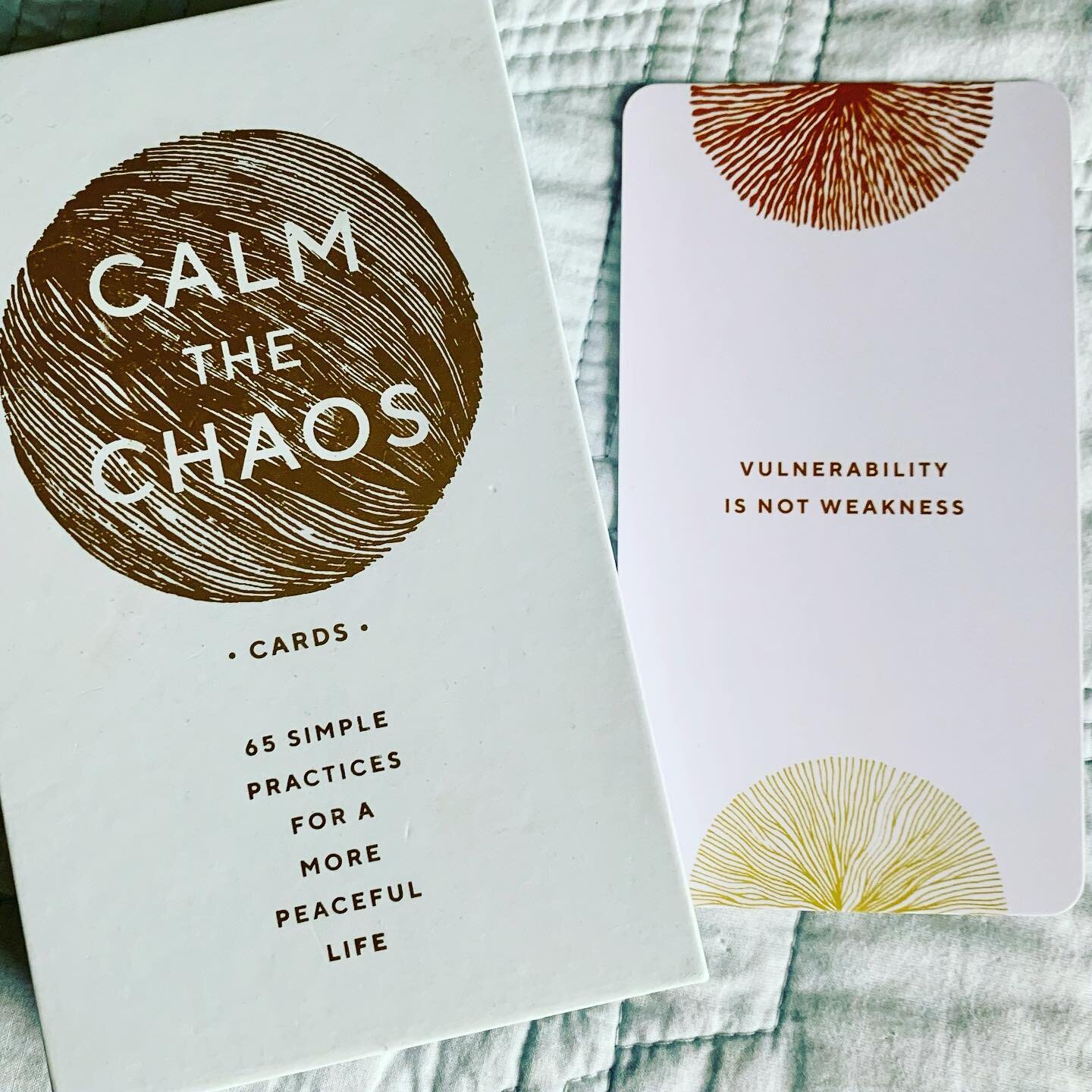 I &ldquo;randomly&rdquo; selected this card from my CALM THE CHAOS Card Deck this morning (or did it select me??) after just having a conversation about sharing some emotions around a situation that is causing some stress. 

Where and how can you be 