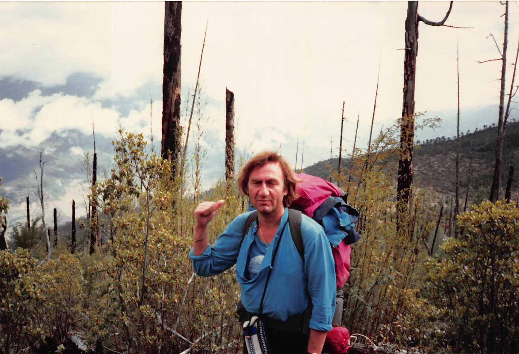 Ralph White in Eastern Khan, 1989
