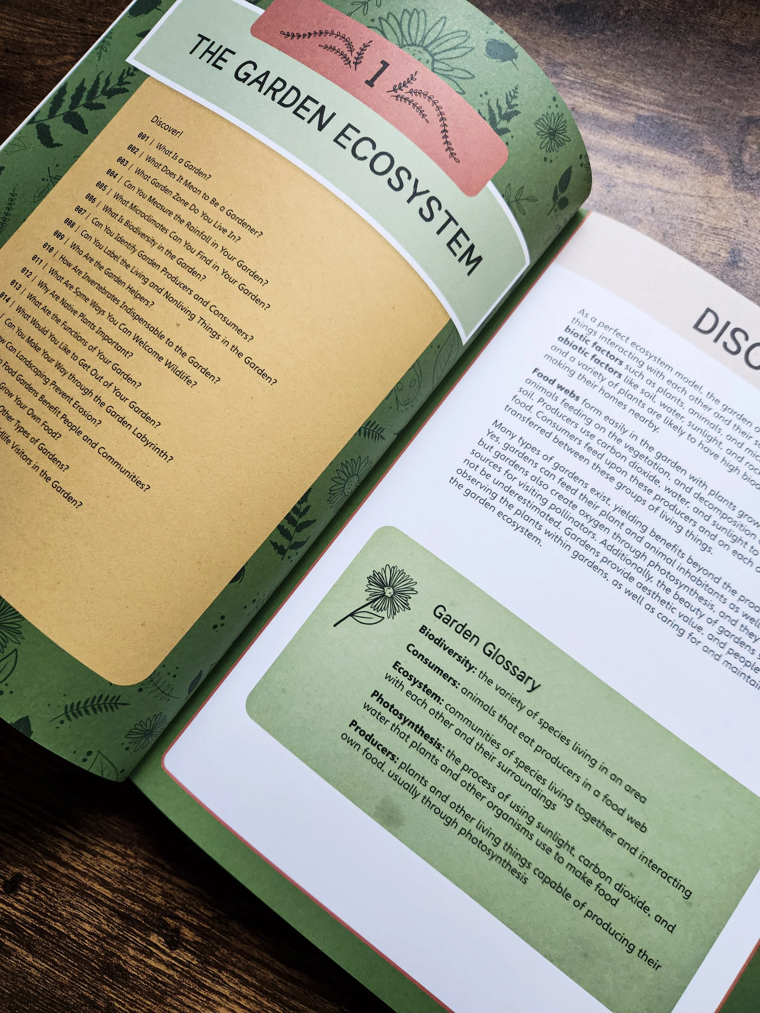  Companion workbook opened to its introductory pages, explaining how to use the activities alongside the book. 