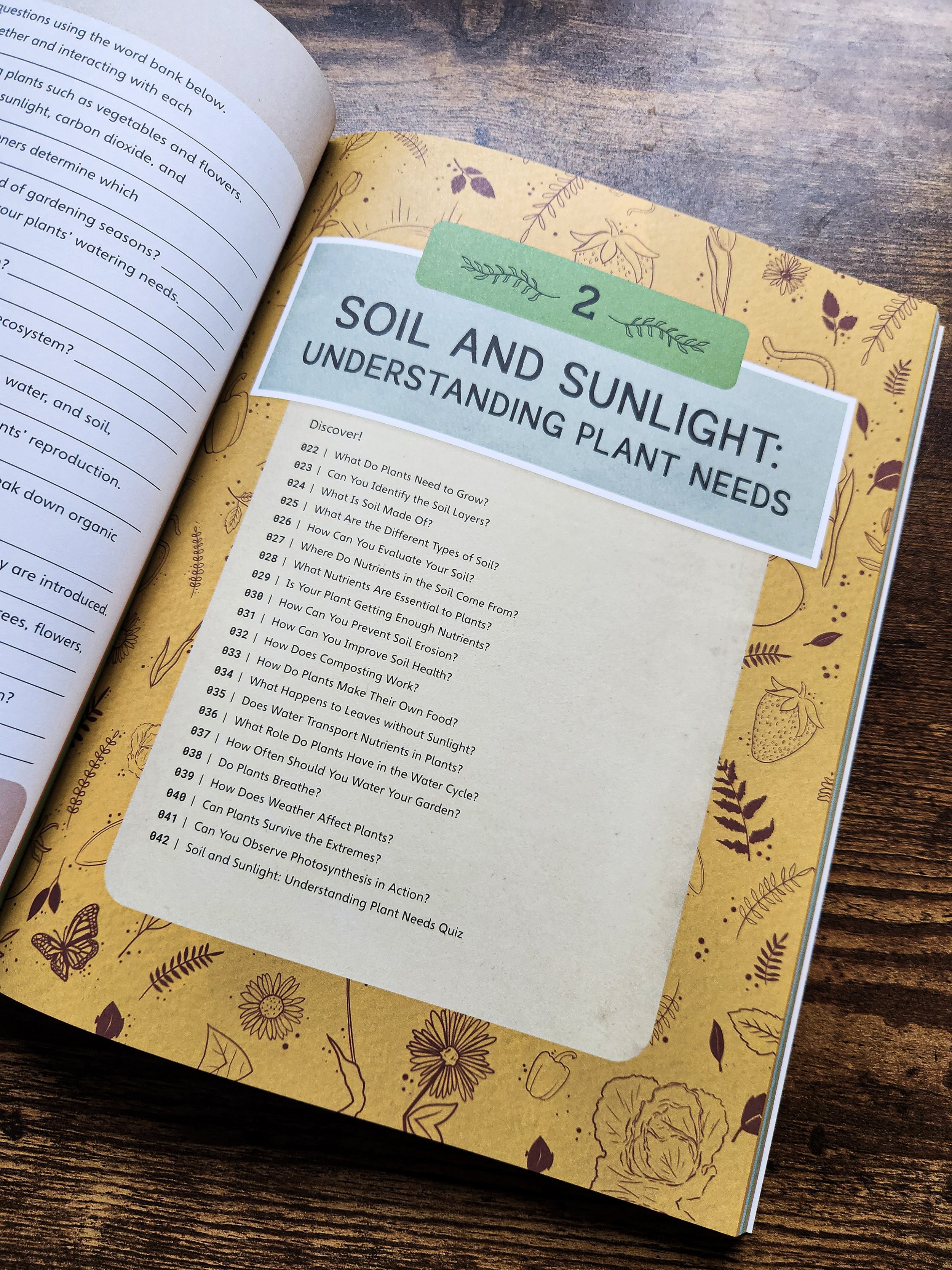  Companion workbook opened to Chapter 2 introduction and table of contents. 