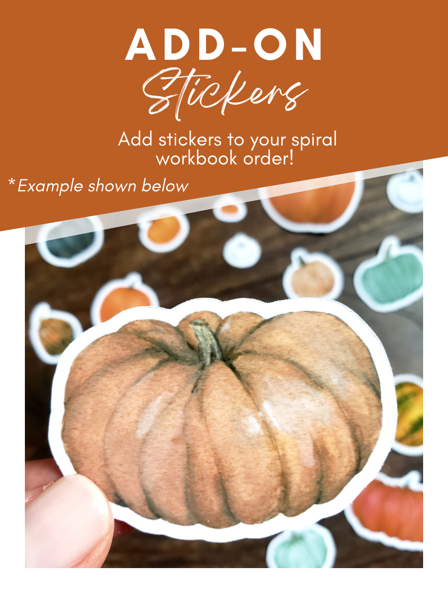 Add-On Stickers $3.50