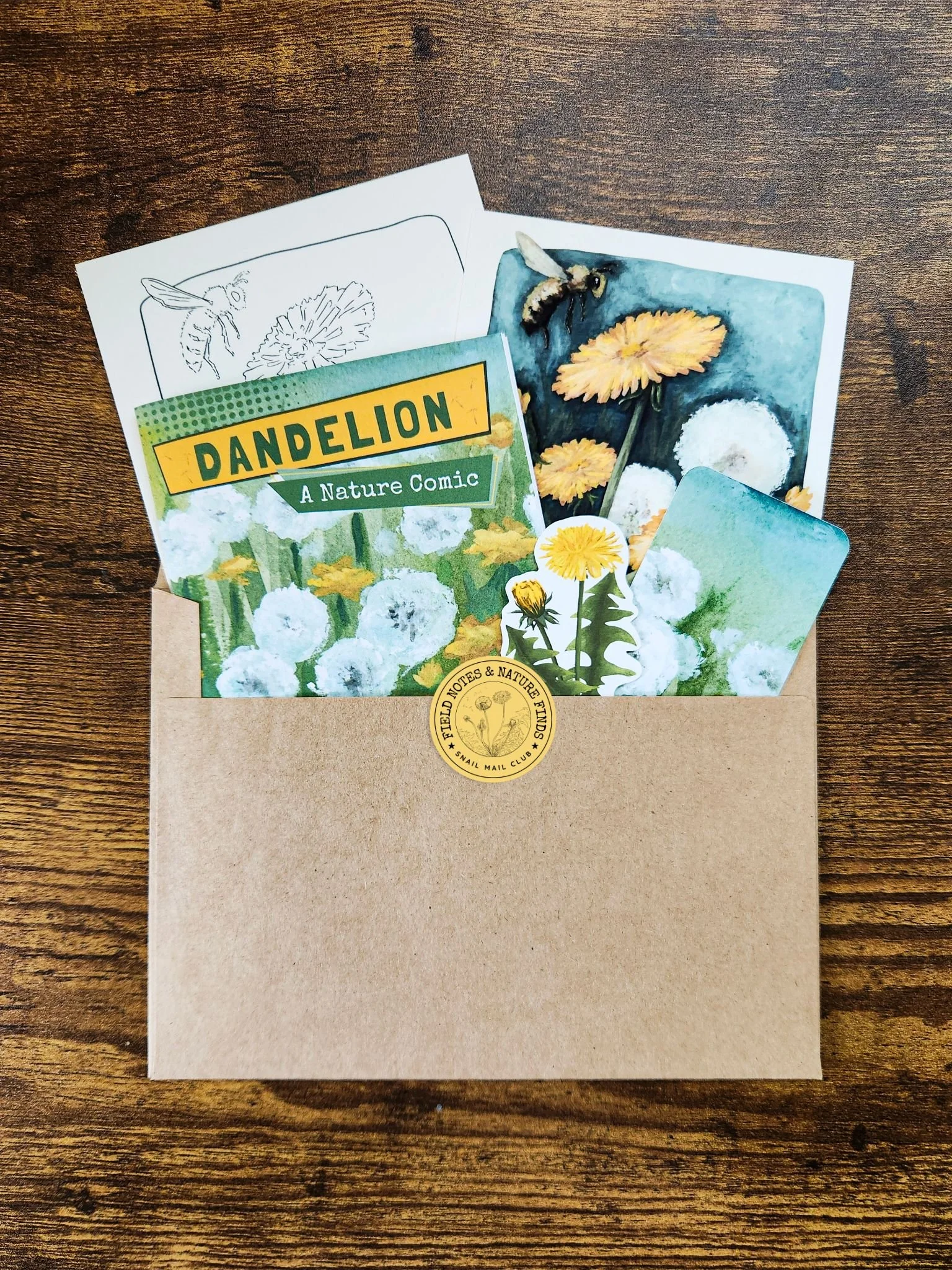 Field Notes & Nature Finds Snail Mail Club