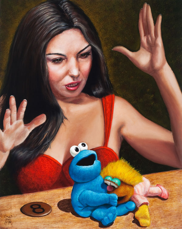"Cookie Craving"   30" x 24"  oil on canvas