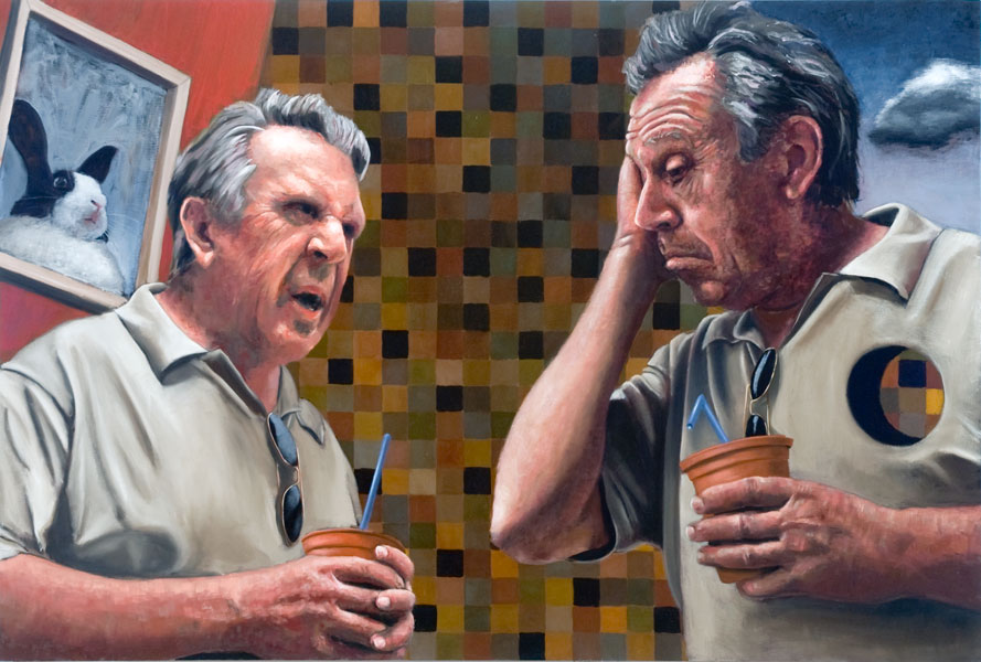 "The Critic"    48" x  72"    oil on canvas