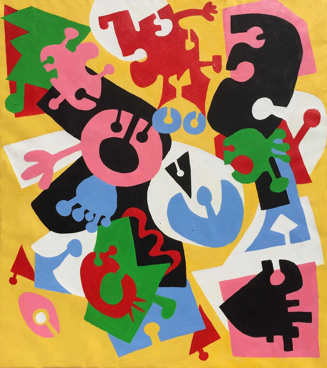 "It Happened At Midnight" 54" x 48" acrylic on canvas