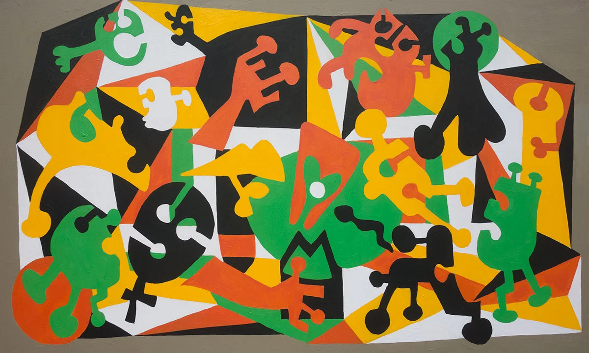 "Urgency" 36" x 60" acrylic on canvas